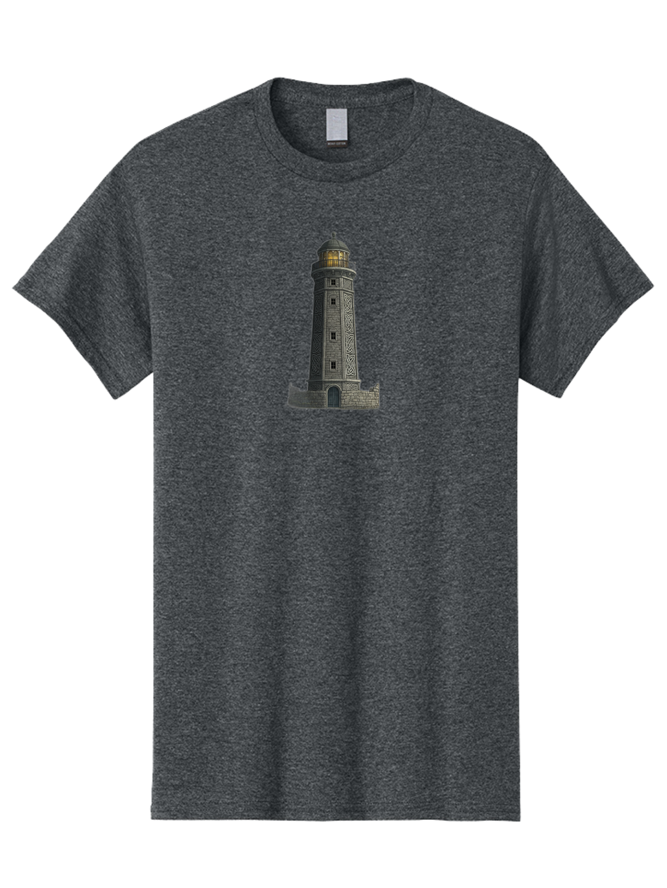 Lighthouse-7 Men'S Graphic Tee, 100% Cotton, Comfortable Casual Summer Wear, Machine Washable, Vintage Camera, Old Camera, Antique Camera, Black Camera, Classic Photography, Photography Equipment, Nostalgic Device, Film Camera, Camera Art Bag711