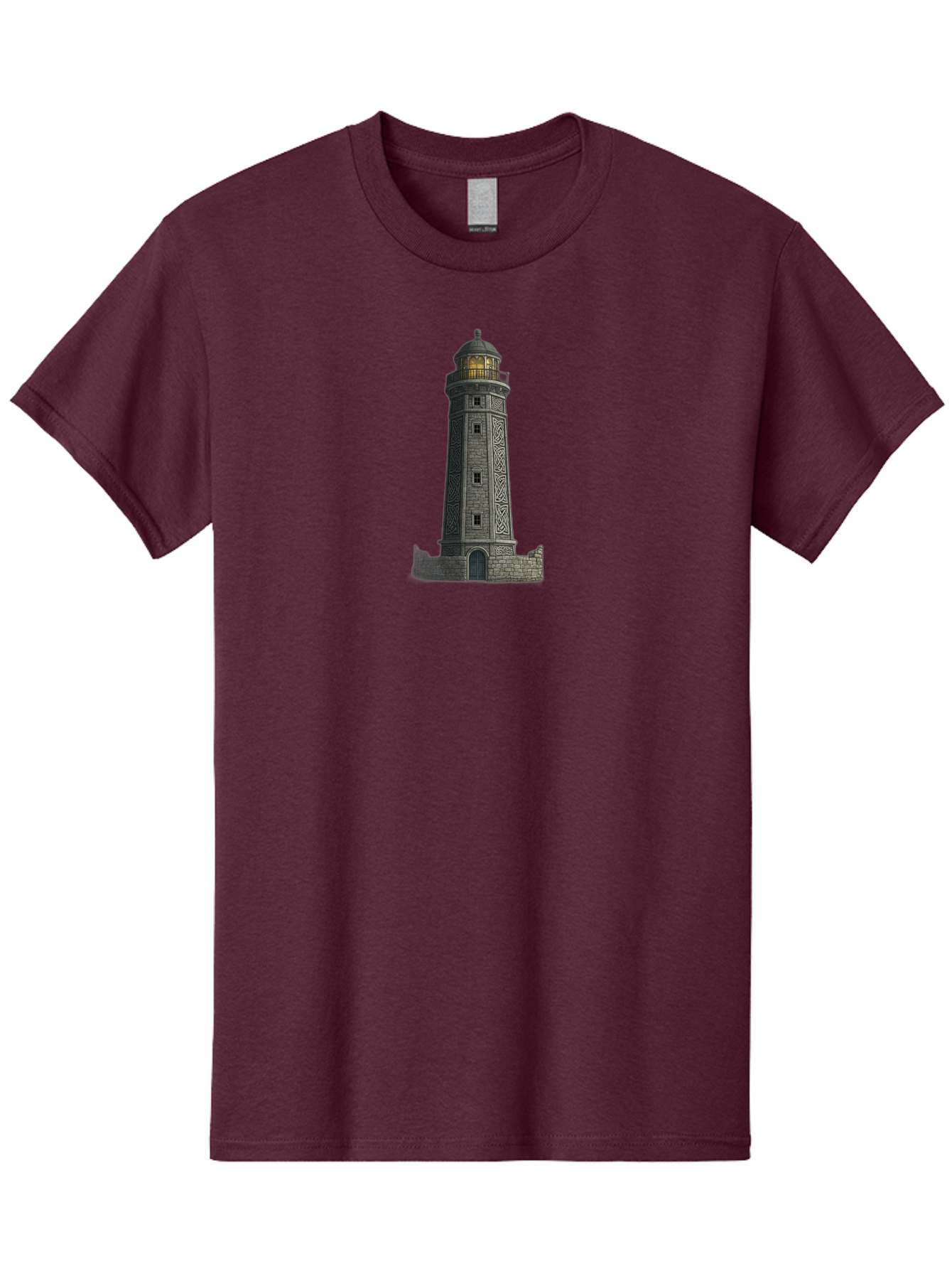 Lighthouse-7 Men'S Graphic Tee, 100% Cotton, Comfortable Casual Summer Wear, Machine Washable, Vintage Camera, Old Camera, Antique Camera, Black Camera, Classic Photography, Photography Equipment, Nostalgic Device, Film Camera, Camera Art Bag711