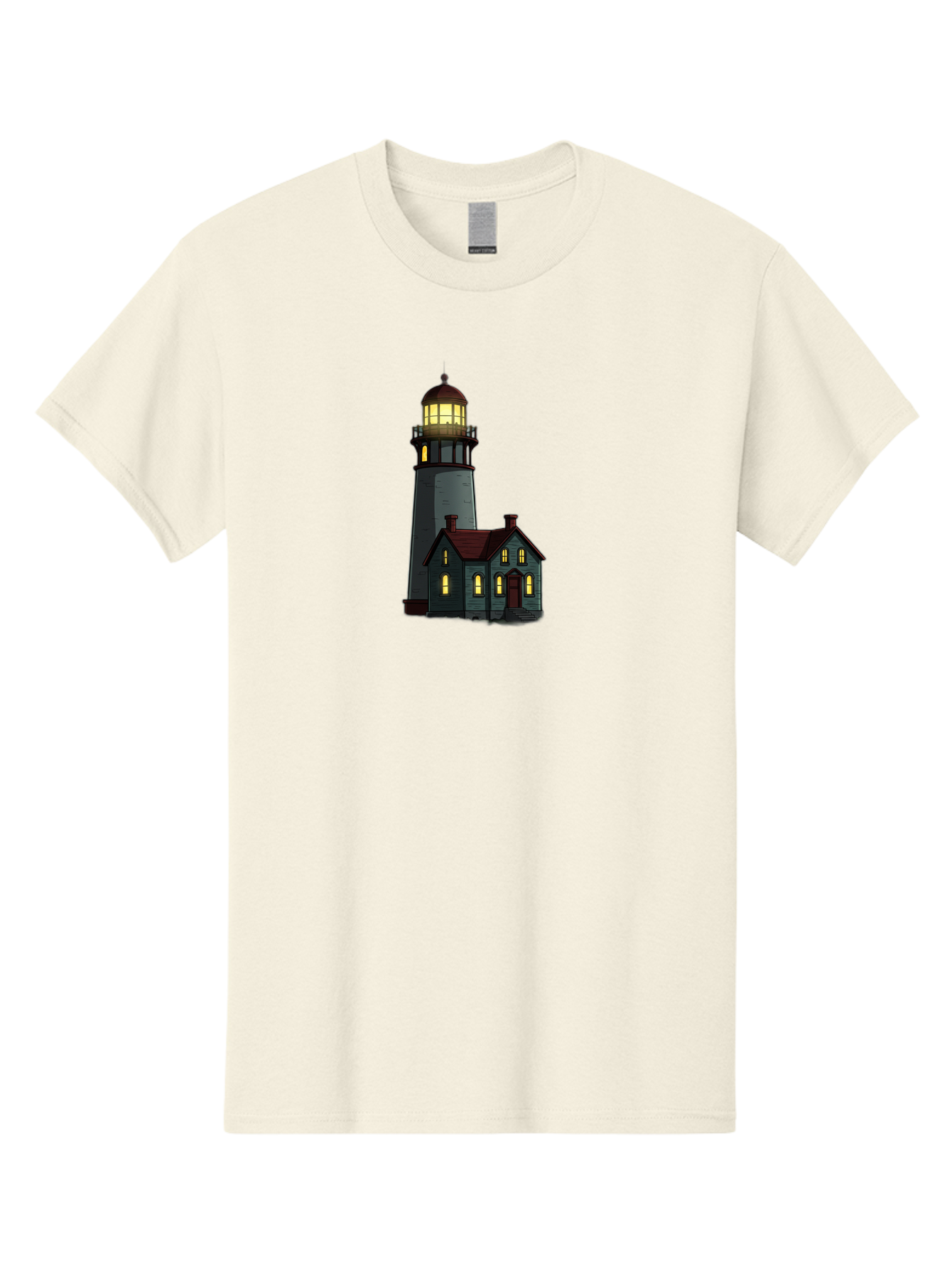 Lighthouse-And-House Men'S Graphic Tee, 100% Cotton, Comfortable Casual Summer Wear, Machine Washable, Vintage Camera, Old Camera, Antique Camera, Black Camera, Classic Photography, Photography Equipment, Nostalgic Device, Film Camera, Bag714
