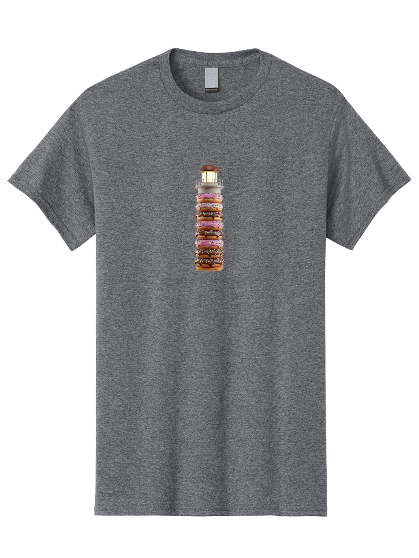 Lighthouse-Donuts Men'S Graphic Tee, 100% Cotton, Comfortable Casual Summer Wear, Machine Washable, Vintage Camera, Old Camera, Antique Camera, Black Camera, Classic Photography, Photography Equipment, Nostalgic Device, Film Camera, Camera Art Bag717