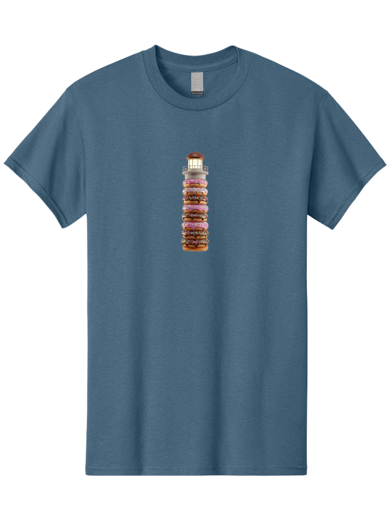 Lighthouse-Donuts Men'S Graphic Tee, 100% Cotton, Comfortable Casual Summer Wear, Machine Washable, Vintage Camera, Old Camera, Antique Camera, Black Camera, Classic Photography, Photography Equipment, Nostalgic Device, Film Camera, Camera Art Bag717