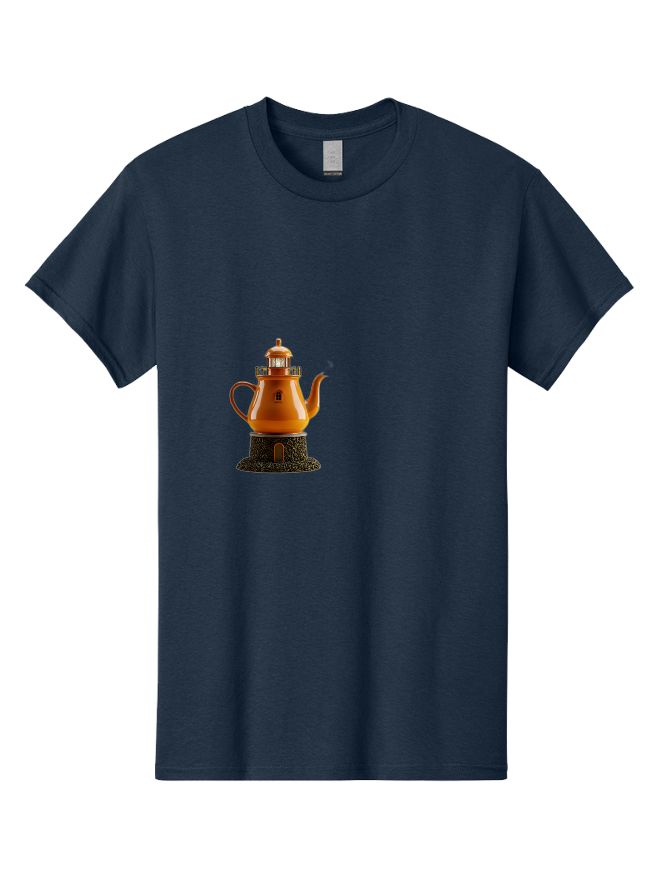 Lighthouse-Teapot Men'S Graphic Tee, 100% Cotton, Comfortable Casual Summer Wear, Machine Washable, Vintage Camera, Old Camera, Antique Camera, Black Camera, Classic Photography, Photography Equipment, Nostalgic Device, Film Camera, Camera Art Bag726