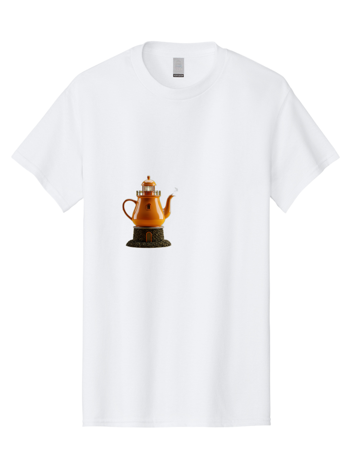 Lighthouse-Teapot Men'S Graphic Tee, 100% Cotton, Comfortable Casual Summer Wear, Machine Washable, Vintage Camera, Old Camera, Antique Camera, Black Camera, Classic Photography, Photography Equipment, Nostalgic Device, Film Camera, Camera Art Bag726