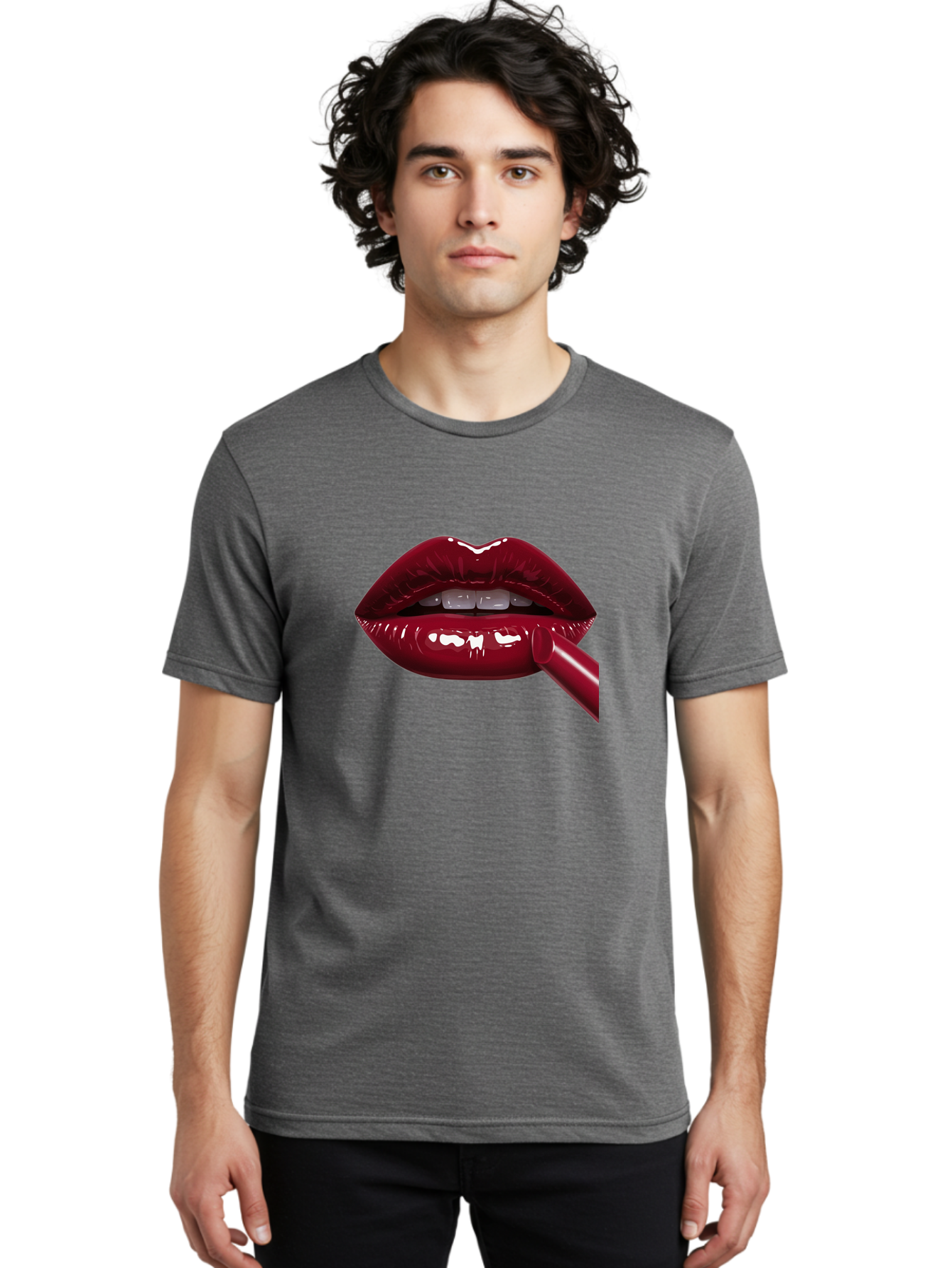 Lipstick Men'S Graphic Tee, 100% Cotton, Comfortable Casual Summer Wear, Machine Washable, Vintage Camera, Old Camera, Antique Camera, Black Camera, Classic Photography, Photography Equipment, Nostalgic Device, Film Camera, Camera Art Bag728