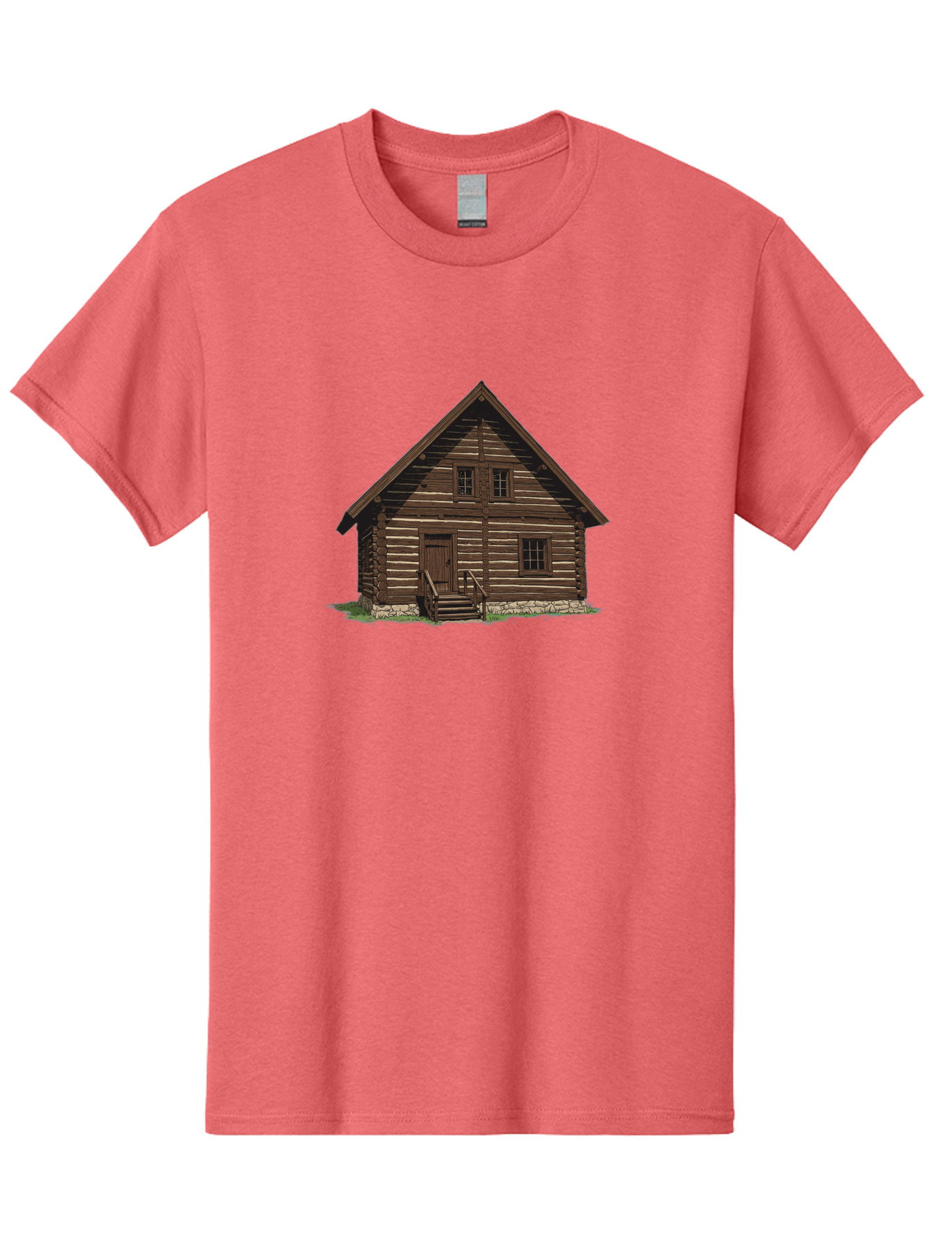 Log-Cabin Men'S Graphic Tee, 100% Cotton, Comfortable Casual Summer Wear, Machine Washable, Vintage Camera, Old Camera, Antique Camera, Black Camera, Classic Photography, Photography Equipment, Nostalgic Device, Film Camera, Camera Art Bag730
