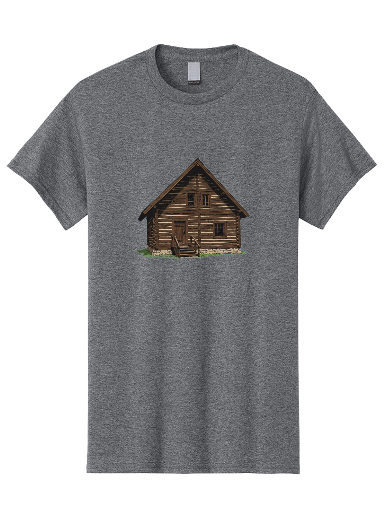 Log-Cabin Men'S Graphic Tee, 100% Cotton, Comfortable Casual Summer Wear, Machine Washable, Vintage Camera, Old Camera, Antique Camera, Black Camera, Classic Photography, Photography Equipment, Nostalgic Device, Film Camera, Camera Art Bag730