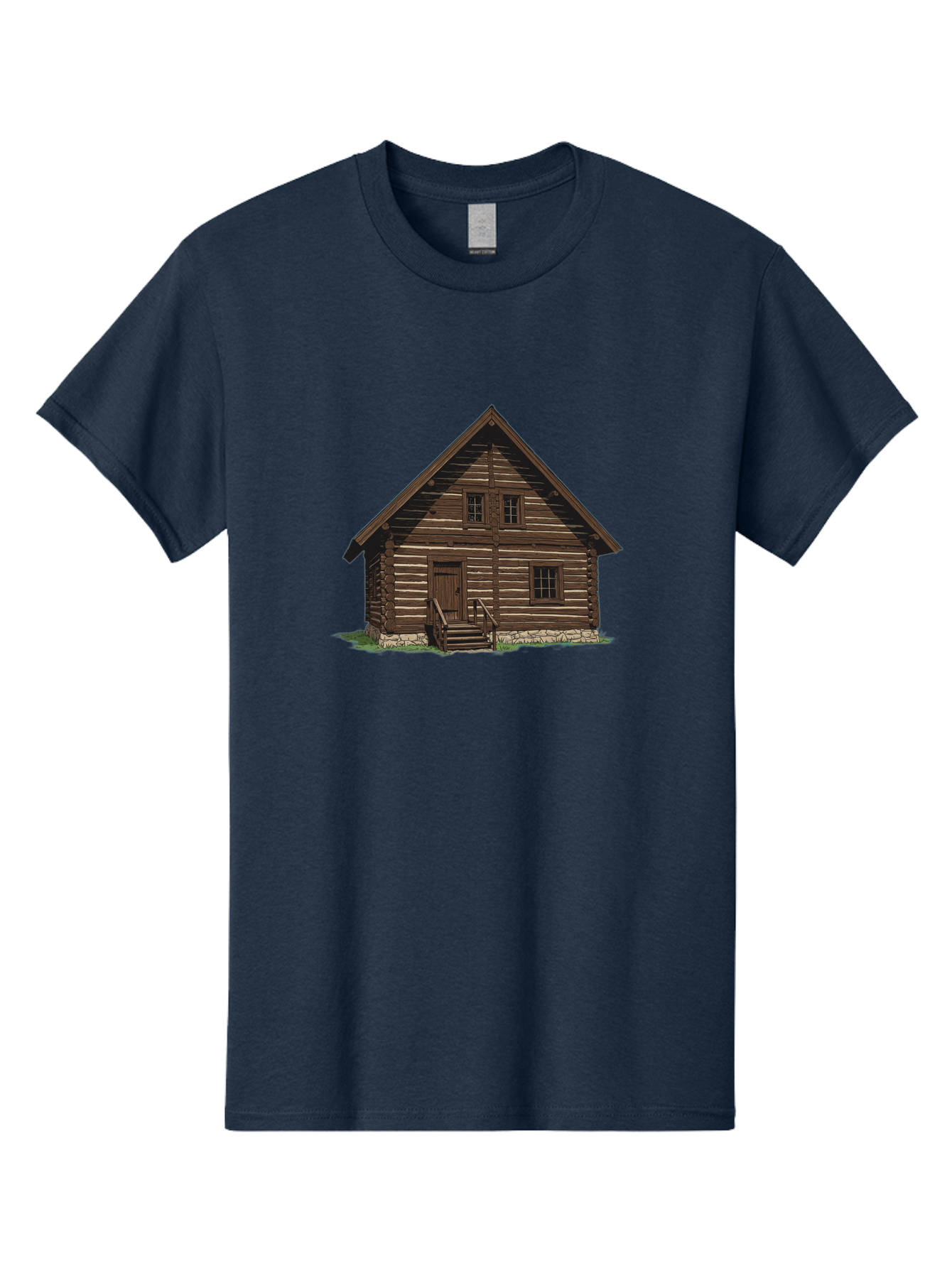 Log-Cabin Men'S Graphic Tee, 100% Cotton, Comfortable Casual Summer Wear, Machine Washable, Vintage Camera, Old Camera, Antique Camera, Black Camera, Classic Photography, Photography Equipment, Nostalgic Device, Film Camera, Camera Art Bag730