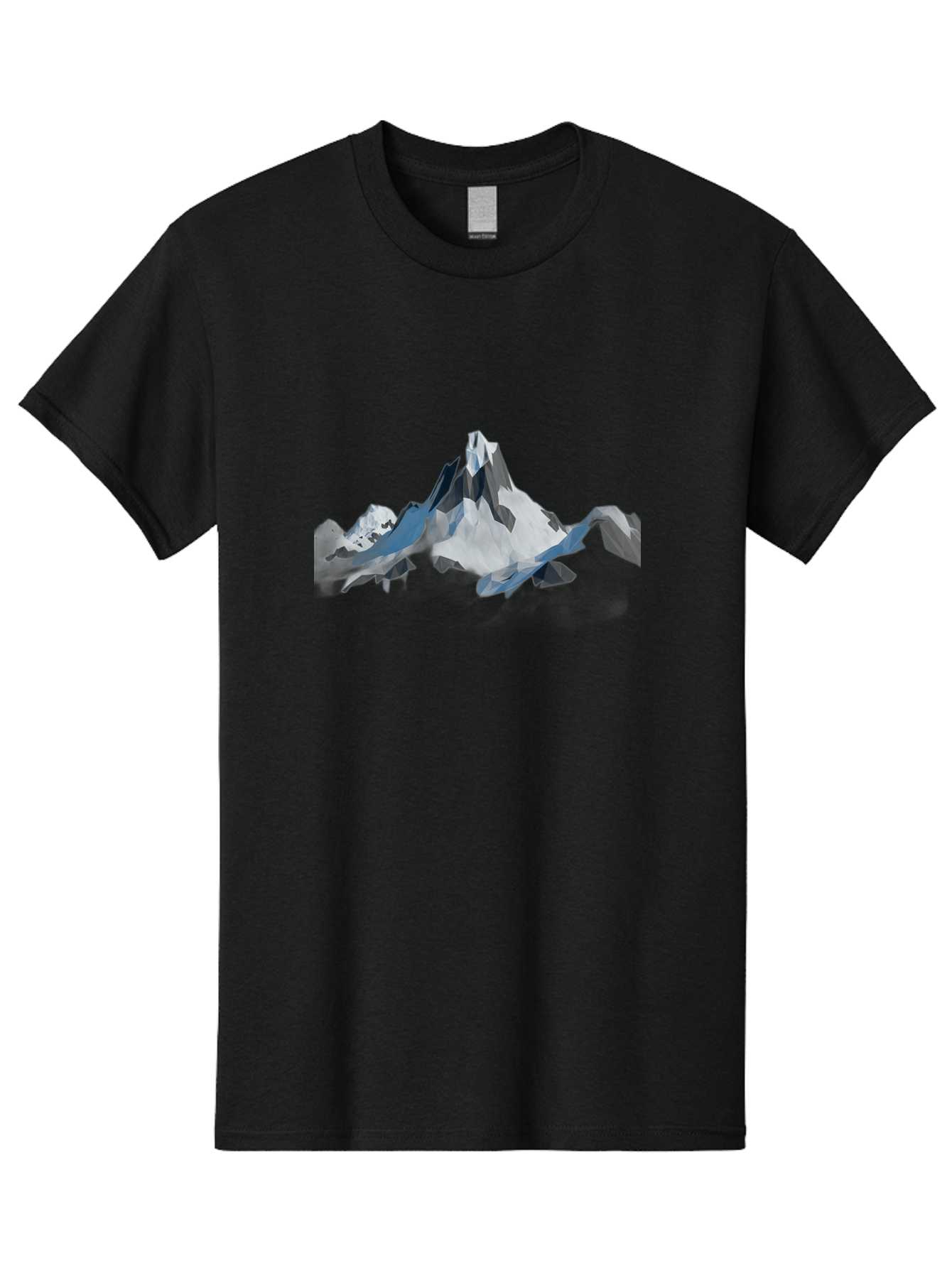 Low-Poly-Mountain-Landscape Men'S Graphic Tee, 100% Cotton, Comfortable Casual Summer Wear, Machine Washable, Vintage Camera, Old Camera, Antique Camera, Black Camera, Classic Photography, Photography Equipment, Nostalgic Device, Film Camera, Bag733