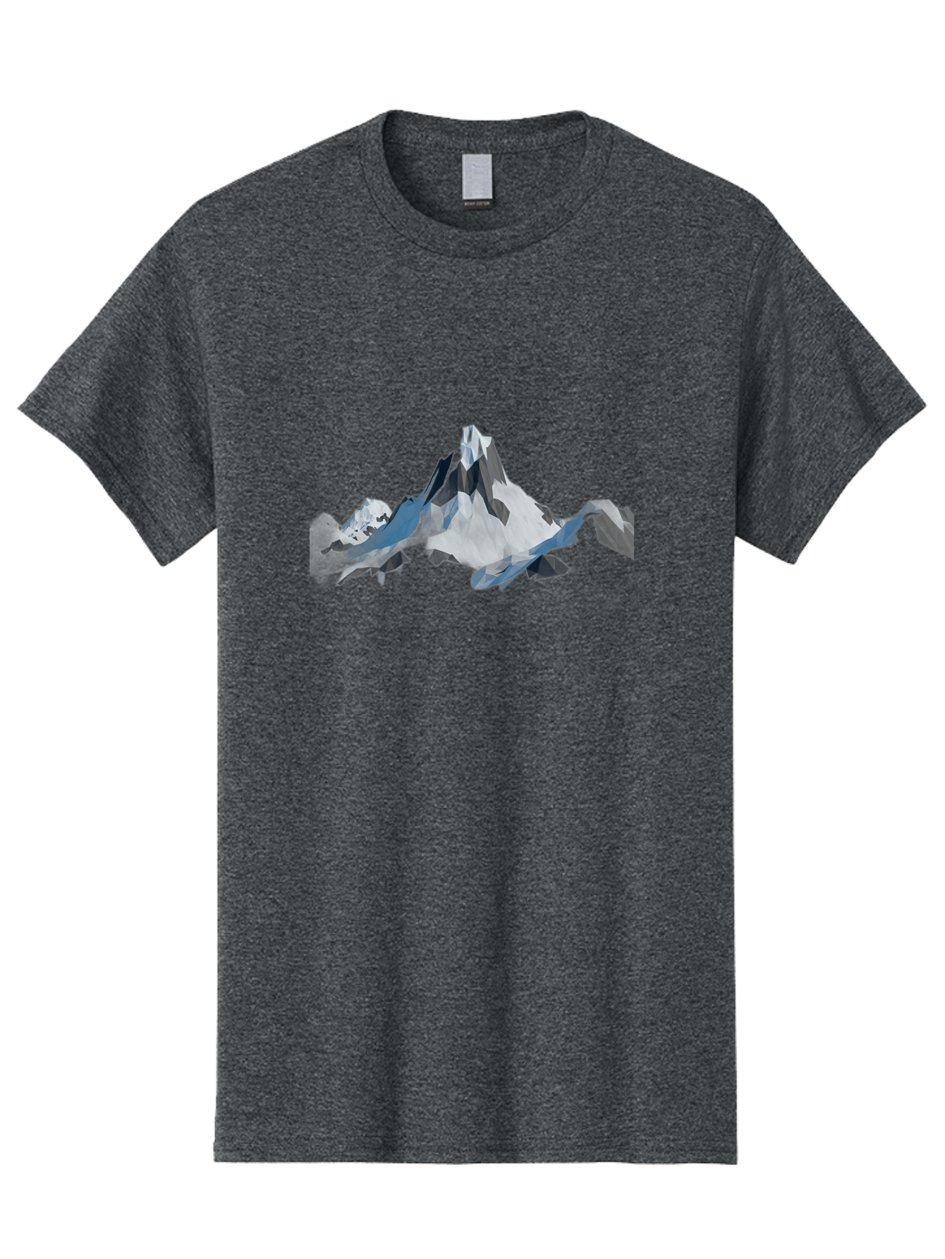 Low-Poly-Mountain-Landscape Men'S Graphic Tee, 100% Cotton, Comfortable Casual Summer Wear, Machine Washable, Vintage Camera, Old Camera, Antique Camera, Black Camera, Classic Photography, Photography Equipment, Nostalgic Device, Film Camera, Bag733