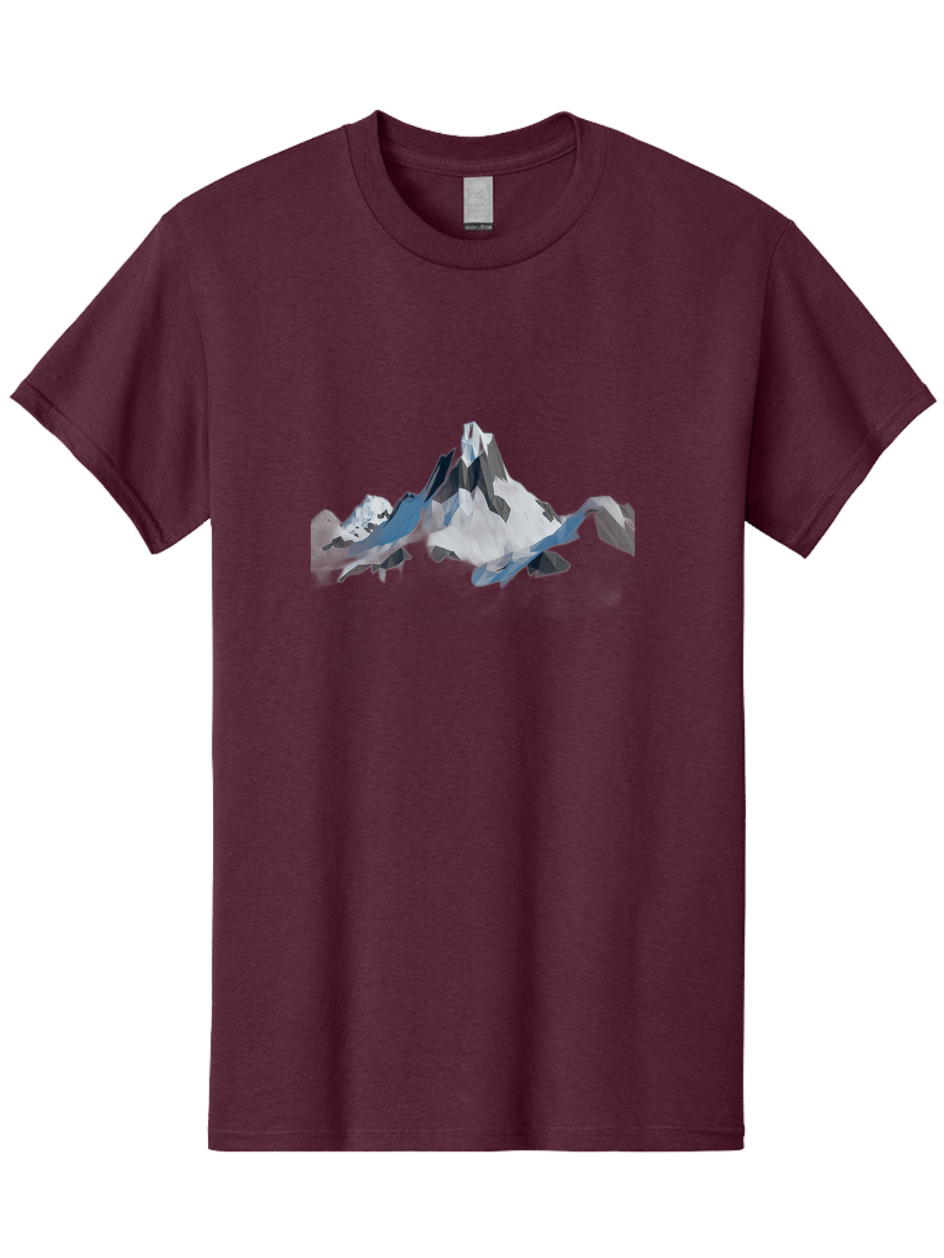 Low-Poly-Mountain-Landscape Men'S Graphic Tee, 100% Cotton, Comfortable Casual Summer Wear, Machine Washable, Vintage Camera, Old Camera, Antique Camera, Black Camera, Classic Photography, Photography Equipment, Nostalgic Device, Film Camera, Bag733