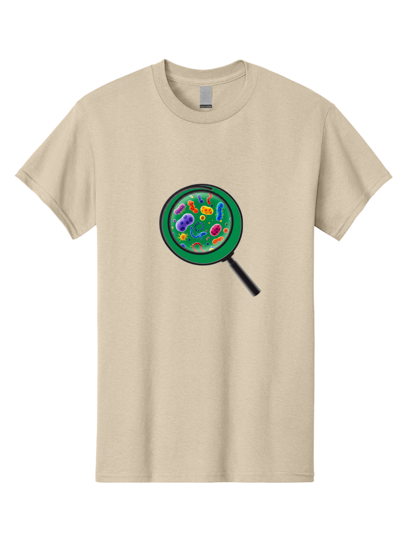 Magnifying-Glass-Microbes Men'S Graphic Tee, 100% Cotton, Comfortable Casual Summer Wear, Machine Washable, Vintage Camera, Old Camera, Antique Camera, Black Camera, Classic Photography, Photography Equipment, Nostalgic Device, Film Camera, Bag742