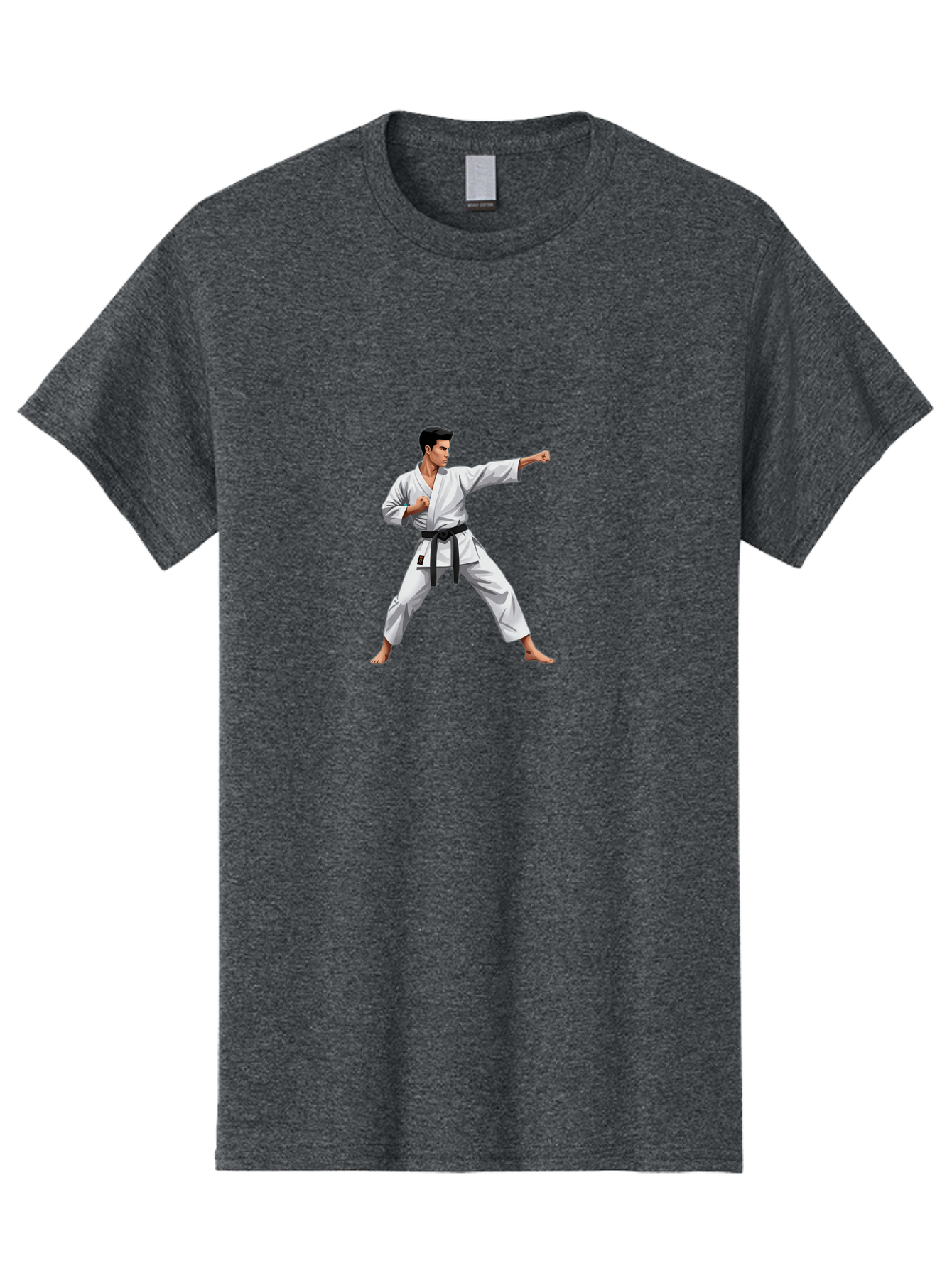 Man-In-Karate-Pose Men'S Graphic Tee, 100% Cotton, Comfortable Casual Summer Wear, Machine Washable, Vintage Camera, Old Camera, Antique Camera, Black Camera, Classic Photography, Photography Equipment, Nostalgic Device, Film Camera, Bag745