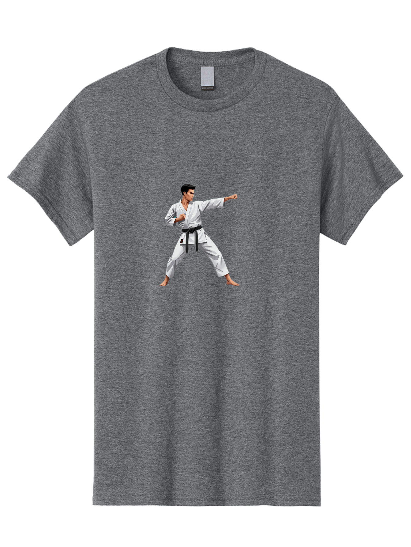 Man-In-Karate-Pose Men'S Graphic Tee, 100% Cotton, Comfortable Casual Summer Wear, Machine Washable, Vintage Camera, Old Camera, Antique Camera, Black Camera, Classic Photography, Photography Equipment, Nostalgic Device, Film Camera, Bag745