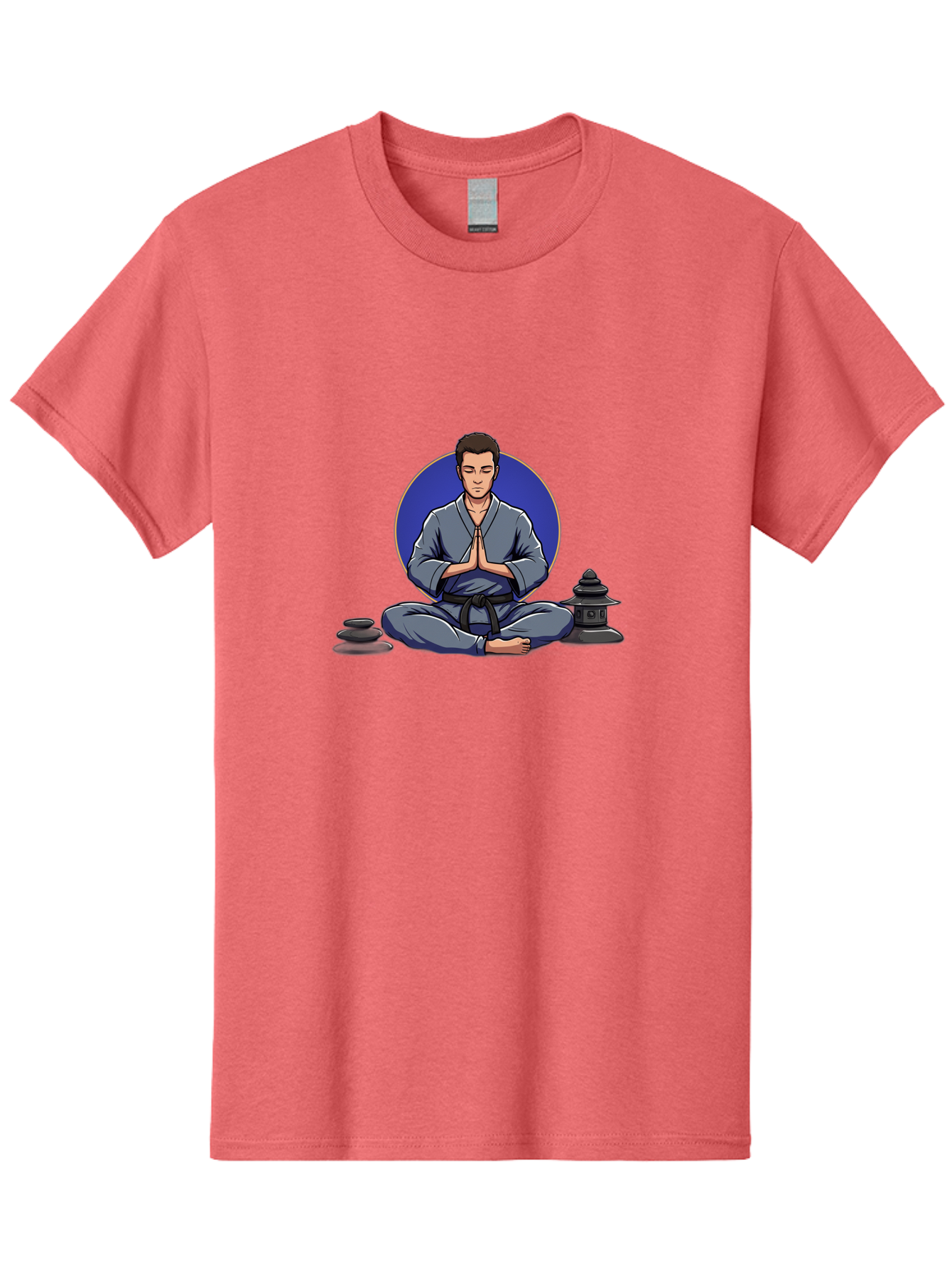 Man-Meditating Men'S Graphic Tee, 100% Cotton, Comfortable Casual Summer Wear, Machine Washable, Vintage Camera, Old Camera, Antique Camera, Black Camera, Classic Photography, Photography Equipment, Nostalgic Device, Film Camera, Camera Art Bag747
