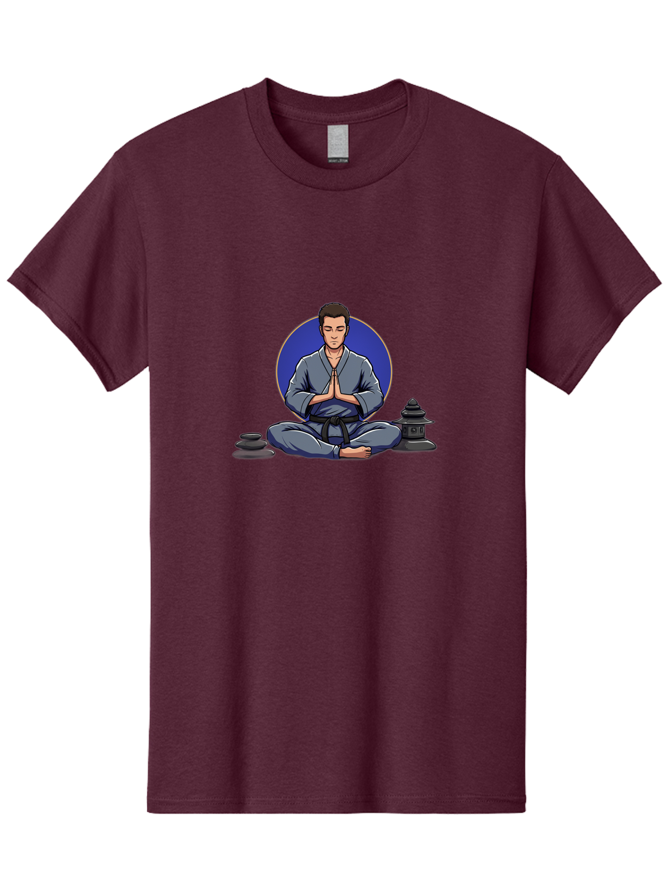Man-Meditating Men'S Graphic Tee, 100% Cotton, Comfortable Casual Summer Wear, Machine Washable, Vintage Camera, Old Camera, Antique Camera, Black Camera, Classic Photography, Photography Equipment, Nostalgic Device, Film Camera, Camera Art Bag747