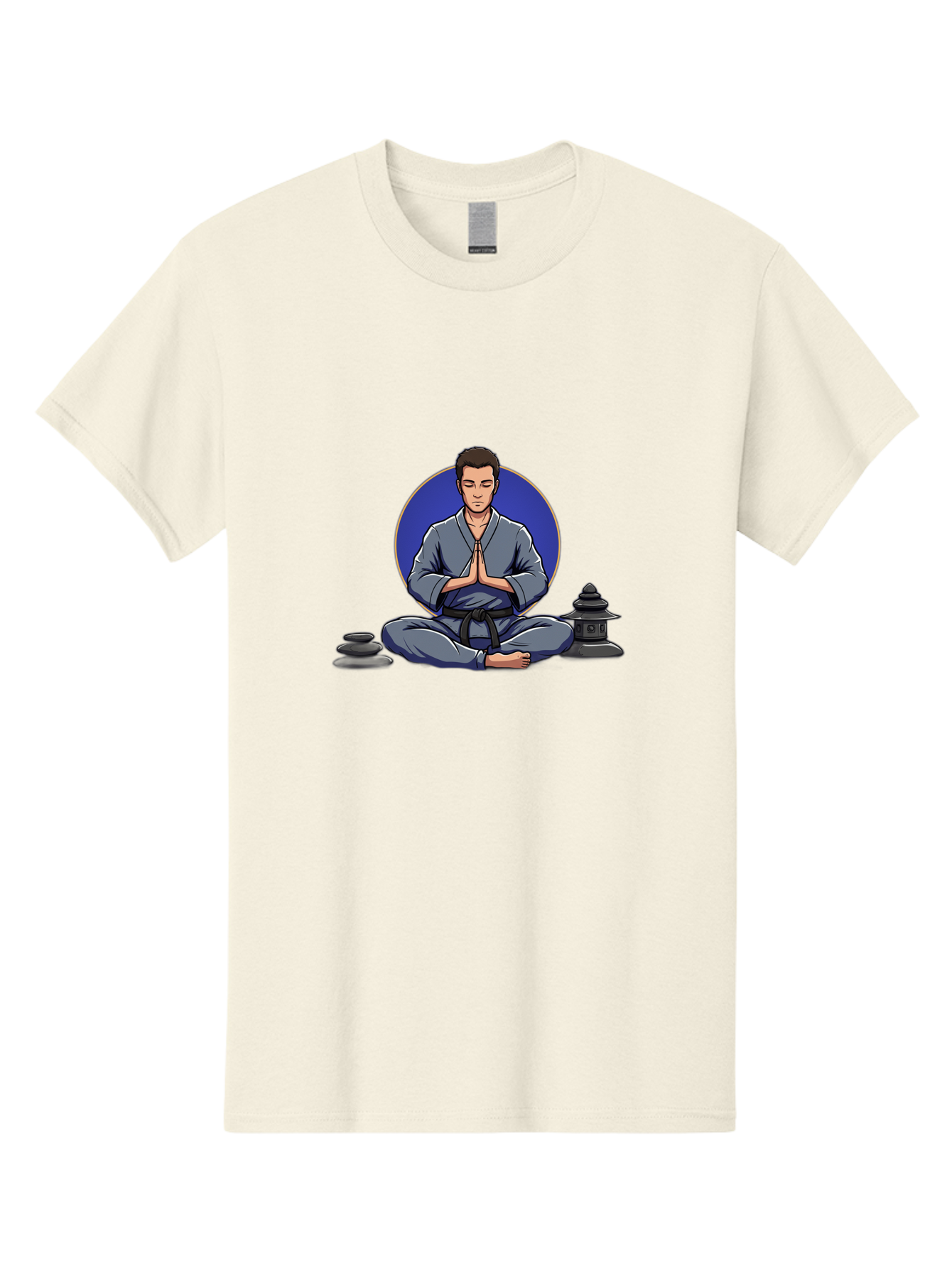 Man-Meditating Men'S Graphic Tee, 100% Cotton, Comfortable Casual Summer Wear, Machine Washable, Vintage Camera, Old Camera, Antique Camera, Black Camera, Classic Photography, Photography Equipment, Nostalgic Device, Film Camera, Camera Art Bag747