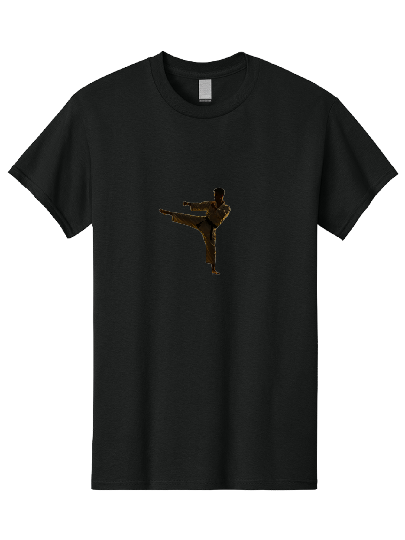 Man-Practicing-Karate Men'S Graphic Tee, 100% Cotton, Comfortable Casual Summer Wear, Machine Washable, Vintage Camera, Old Camera, Antique Camera, Black Camera, Classic Photography, Photography Equipment, Nostalgic Device, Film Camera, Bag748