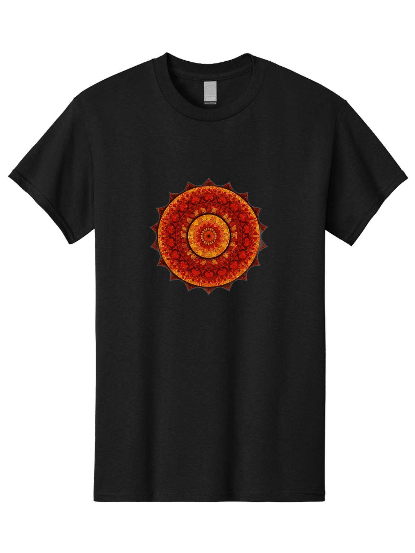 Mandala-1 Men'S Graphic Tee, 100% Cotton, Comfortable Casual Summer Wear, Machine Washable, Vintage Camera, Old Camera, Antique Camera, Black Camera, Classic Photography, Photography Equipment, Nostalgic Device, Film Camera, Camera Art Bag753