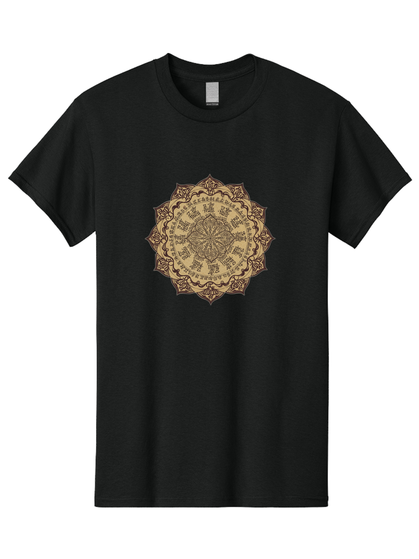 Mandala Men'S Graphic Tee, 100% Cotton, Comfortable Casual Summer Wear, Machine Washable, Vintage Camera, Old Camera, Antique Camera, Black Camera, Classic Photography, Photography Equipment, Nostalgic Device, Film Camera, Camera Art Bag756