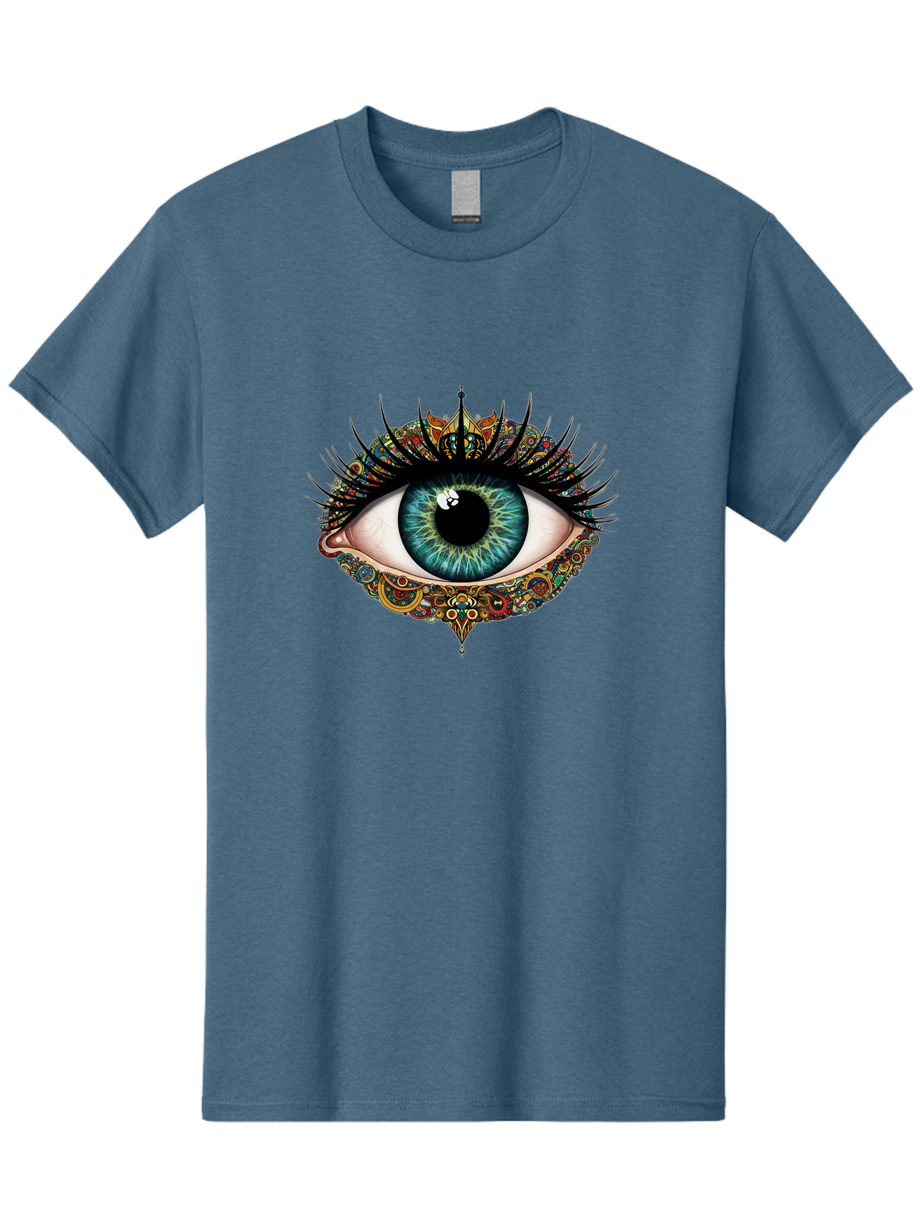 Mandalas-Eye Men'S Graphic Tee, 100% Cotton, Comfortable Casual Summer Wear, Machine Washable, Vintage Camera, Old Camera, Antique Camera, Black Camera, Classic Photography, Photography Equipment, Nostalgic Device, Film Camera, Camera Art Bag757