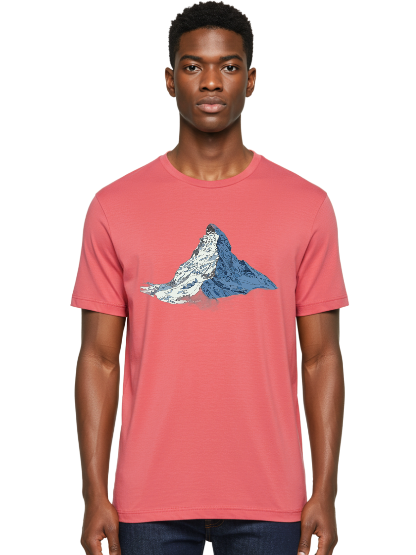 Matterhorn Men'S Graphic Tee, 100% Cotton, Comfortable Casual Summer Wear, Machine Washable, Vintage Camera, Old Camera, Antique Camera, Black Camera, Classic Photography, Photography Equipment, Nostalgic Device, Film Camera, Camera Art Bag763