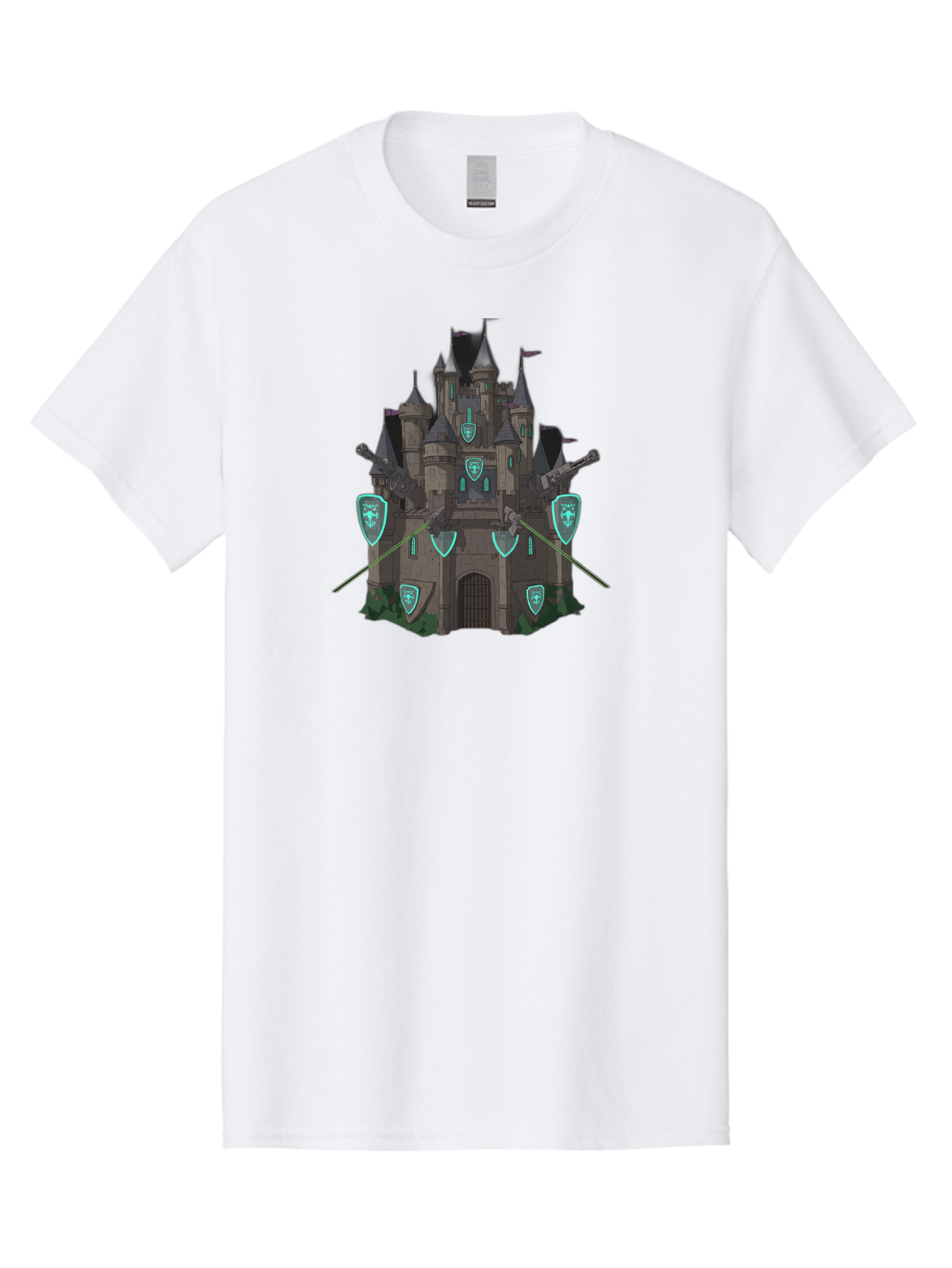 Medieval-Castle-1 Men'S Graphic Tee, 100% Cotton, Comfortable Casual Summer Wear, Machine Washable, Vintage Camera, Old Camera, Antique Camera, Black Camera, Classic Photography, Photography Equipment, Nostalgic Device, Film Camera, Camera Art Bag764