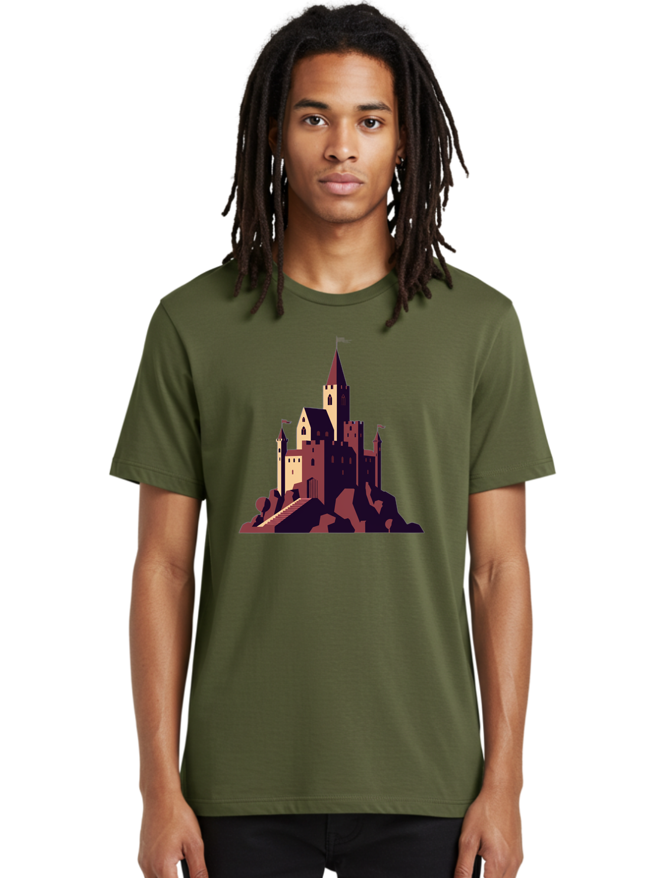 Medieval-Castle Men'S Graphic Tee, 100% Cotton, Comfortable Casual Summer Wear, Machine Washable, Vintage Camera, Old Camera, Antique Camera, Black Camera, Classic Photography, Photography Equipment, Nostalgic Device, Film Camera, Camera Art Bag765