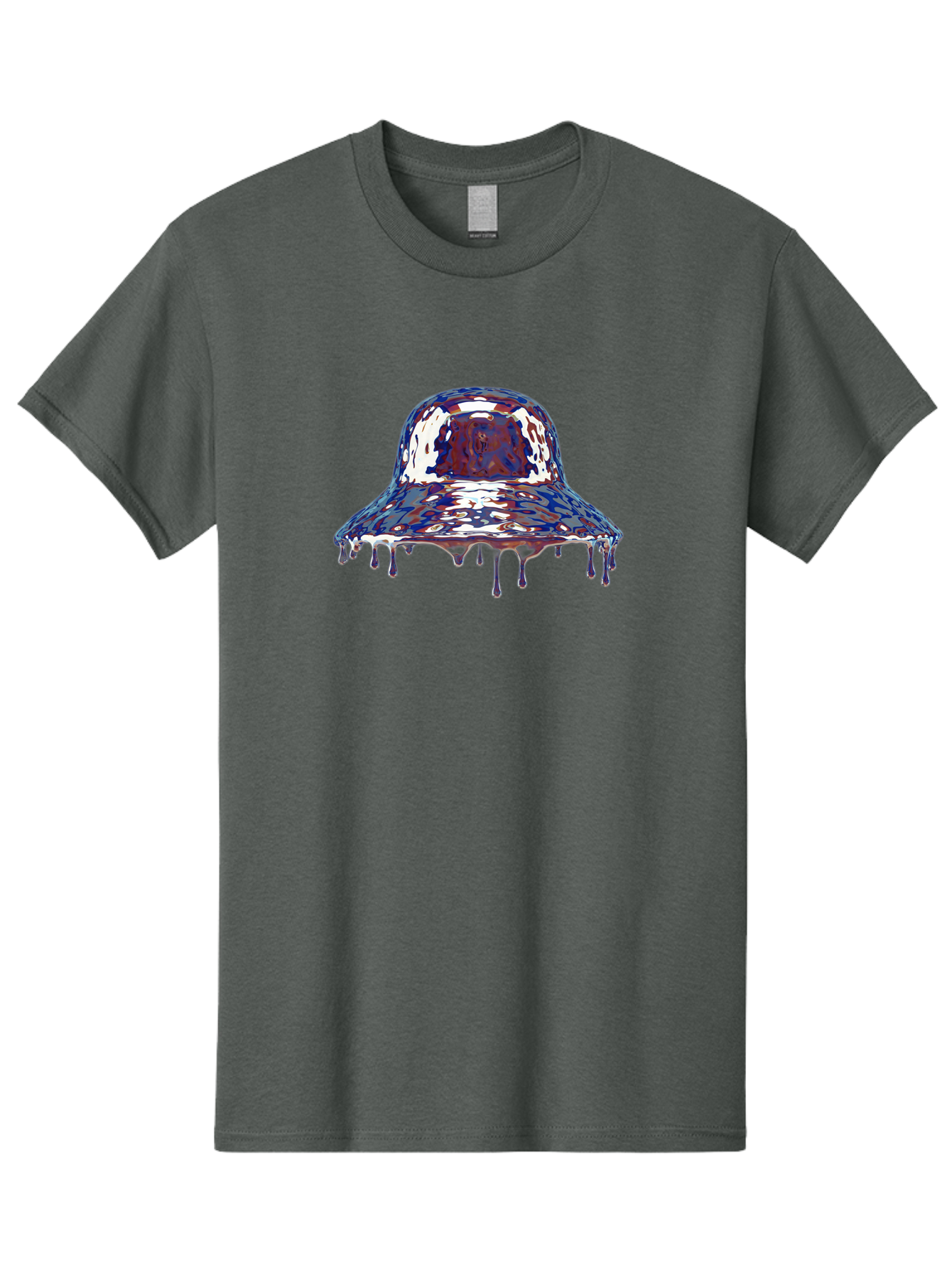 Melting-Bucket-Hat Men'S Graphic Tee, 100% Cotton, Comfortable Casual Summer Wear, Machine Washable, Vintage Camera, Old Camera, Antique Camera, Black Camera, Classic Photography, Photography Equipment, Nostalgic Device, Film Camera, Bag772