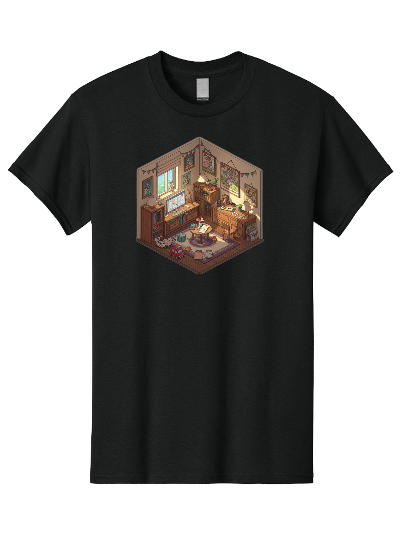 Metal-Gear-Solid-Room Men'S Graphic Tee, 100% Cotton, Comfortable Casual Summer Wear, Machine Washable, Vintage Camera, Old Camera, Antique Camera, Black Camera, Classic Photography, Photography Equipment, Nostalgic Device, Film Camera, Bag775