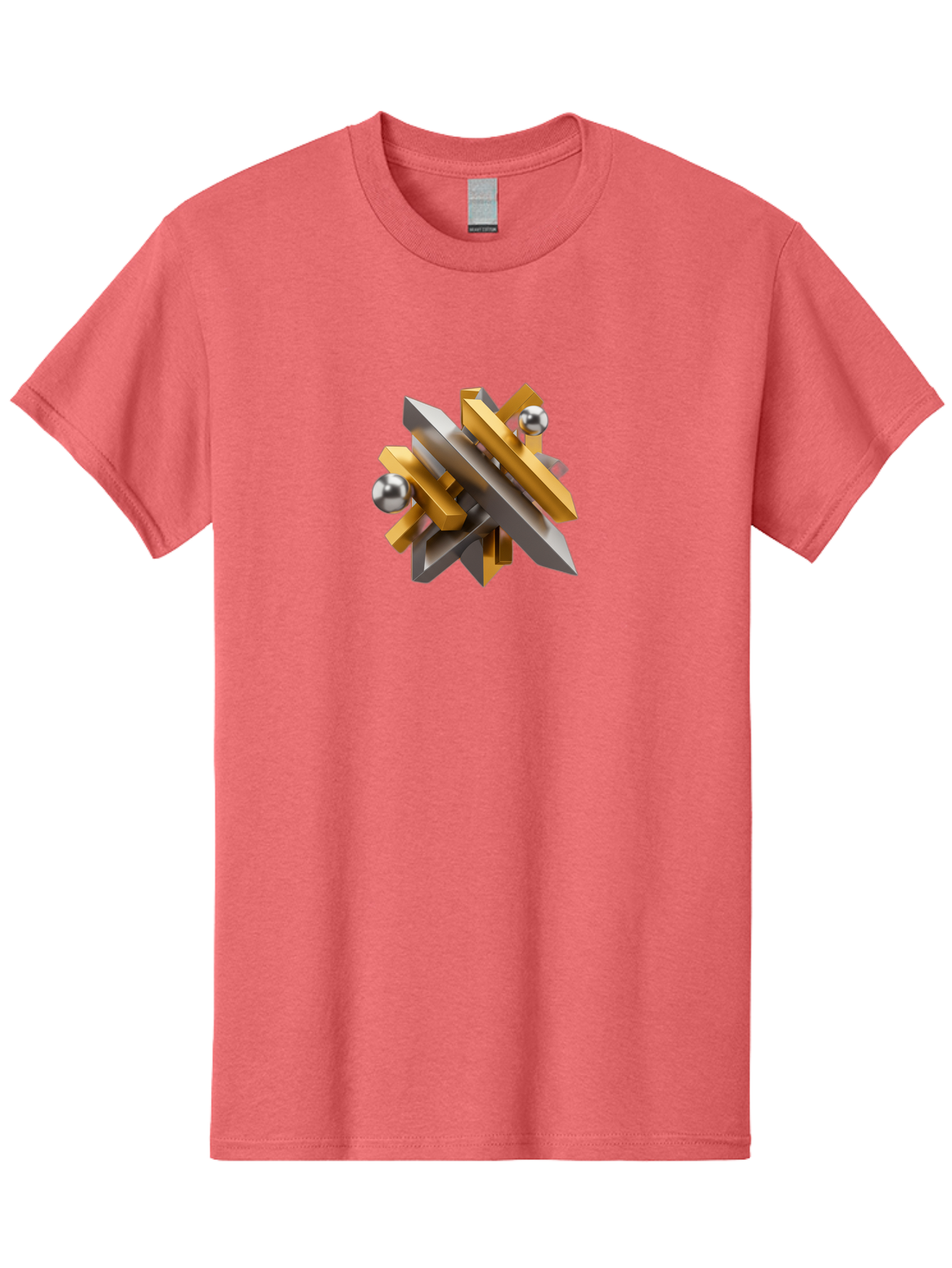 Metallic-Geometric-Shapes Men'S Graphic Tee, 100% Cotton, Comfortable Casual Summer Wear, Machine Washable, Vintage Camera, Old Camera, Antique Camera, Black Camera, Classic Photography, Photography Equipment, Nostalgic Device, Film Camera, Bag779