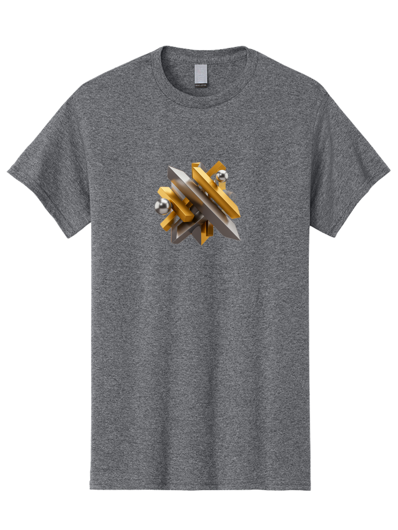 Metallic-Geometric-Shapes Men'S Graphic Tee, 100% Cotton, Comfortable Casual Summer Wear, Machine Washable, Vintage Camera, Old Camera, Antique Camera, Black Camera, Classic Photography, Photography Equipment, Nostalgic Device, Film Camera, Bag779