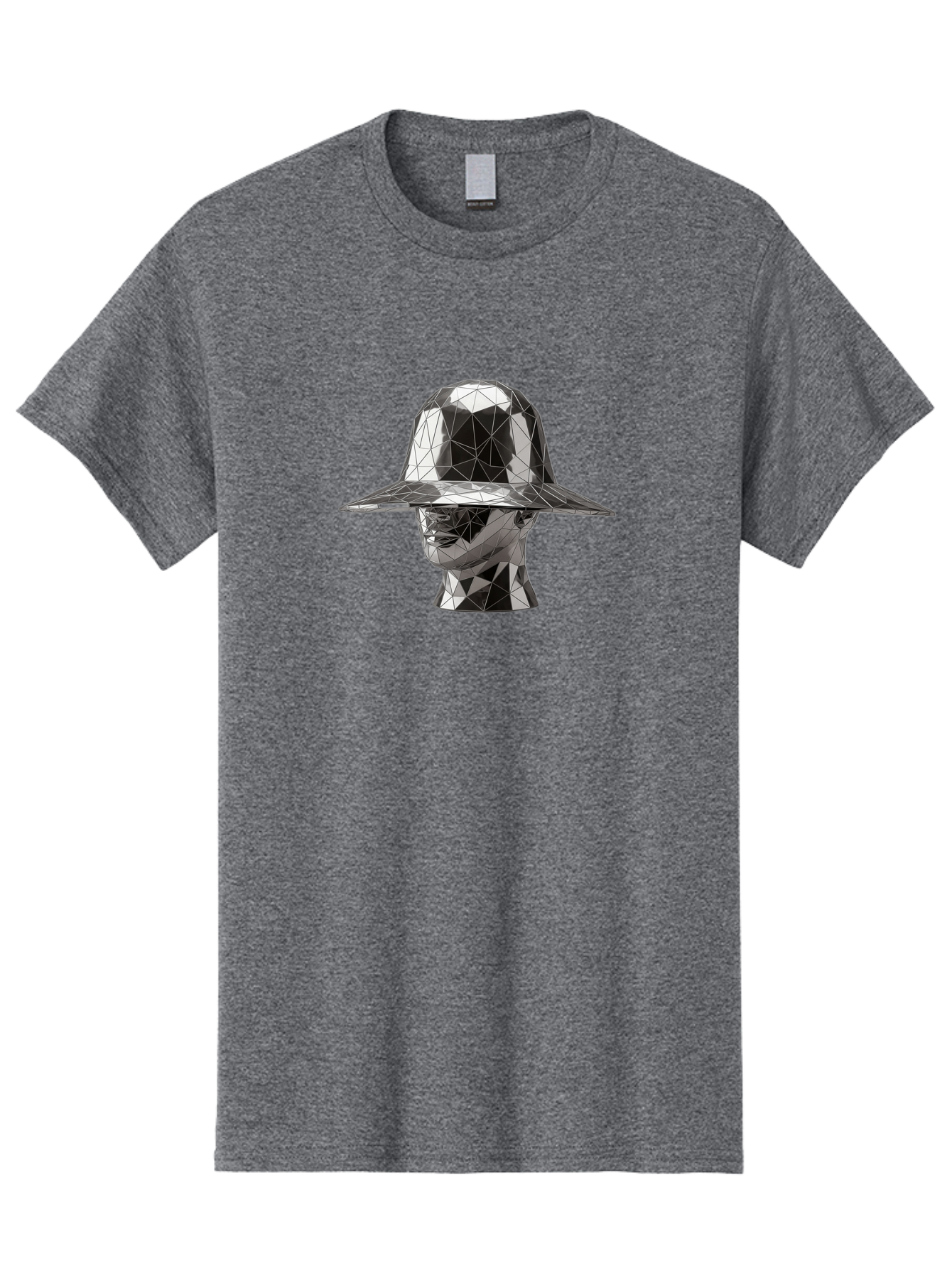 Metallic-Head-With-Hat Men'S Graphic Tee, 100% Cotton, Comfortable Casual Summer Wear, Machine Washable, Vintage Camera, Old Camera, Antique Camera, Black Camera, Classic Photography, Photography Equipment, Nostalgic Device, Film Camera, Bag780