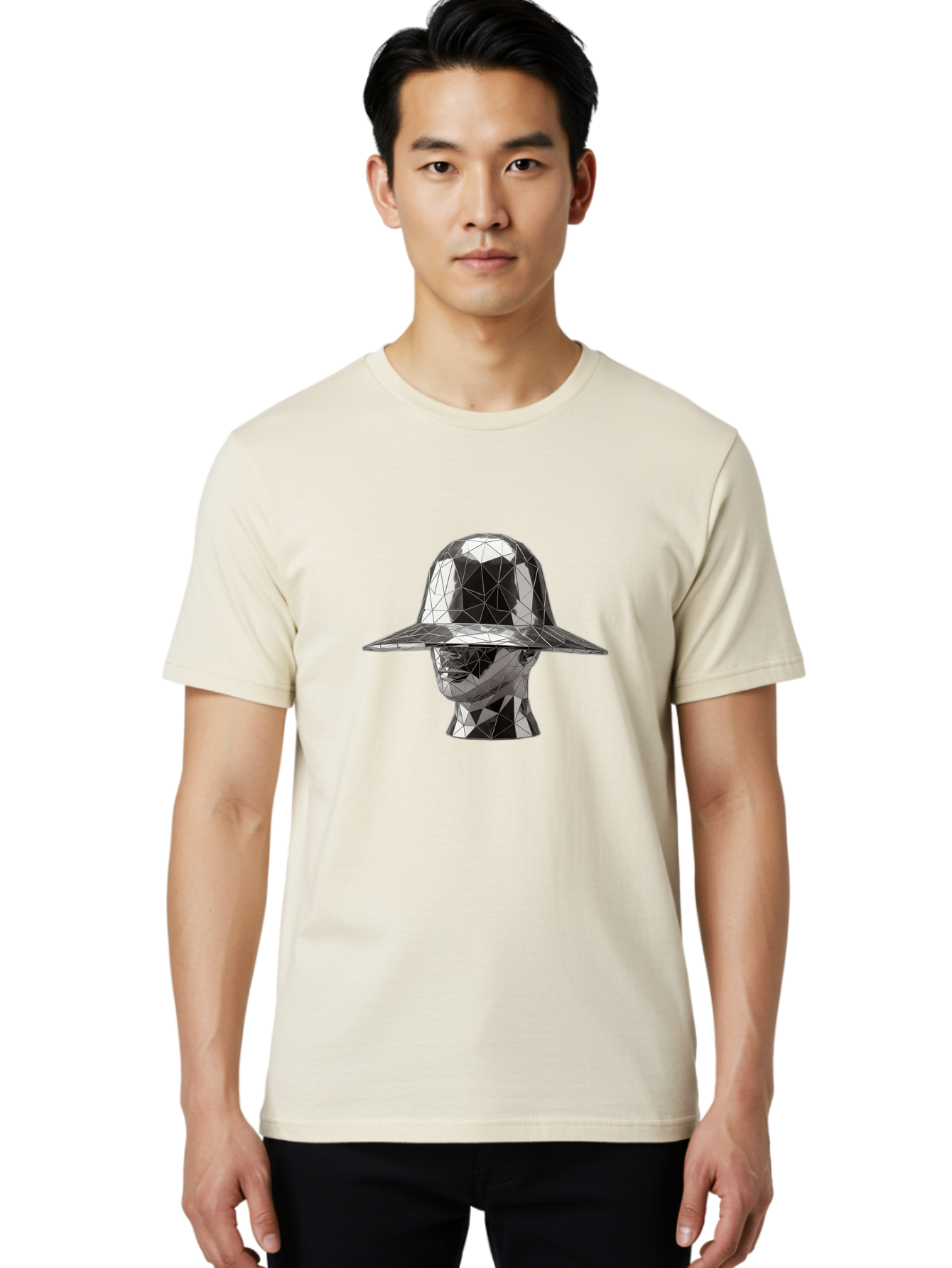 Metallic-Head-With-Hat Men'S Graphic Tee, 100% Cotton, Comfortable Casual Summer Wear, Machine Washable, Vintage Camera, Old Camera, Antique Camera, Black Camera, Classic Photography, Photography Equipment, Nostalgic Device, Film Camera, Bag780