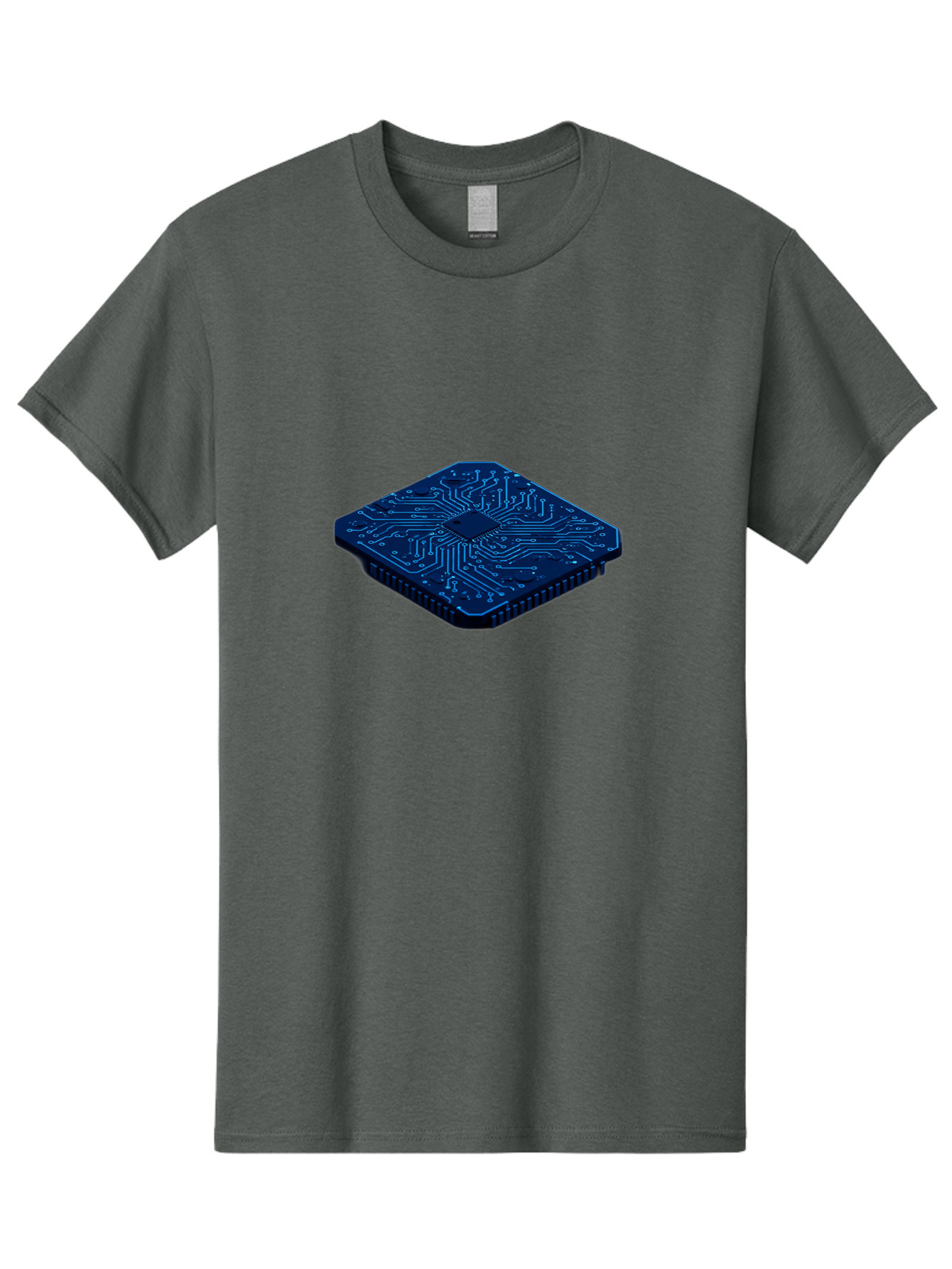 Microchip Men'S Graphic Tee, 100% Cotton, Comfortable Casual Summer Wear, Machine Washable, Vintage Camera, Old Camera, Antique Camera, Black Camera, Classic Photography, Photography Equipment, Nostalgic Device, Film Camera, Camera Art Bag785