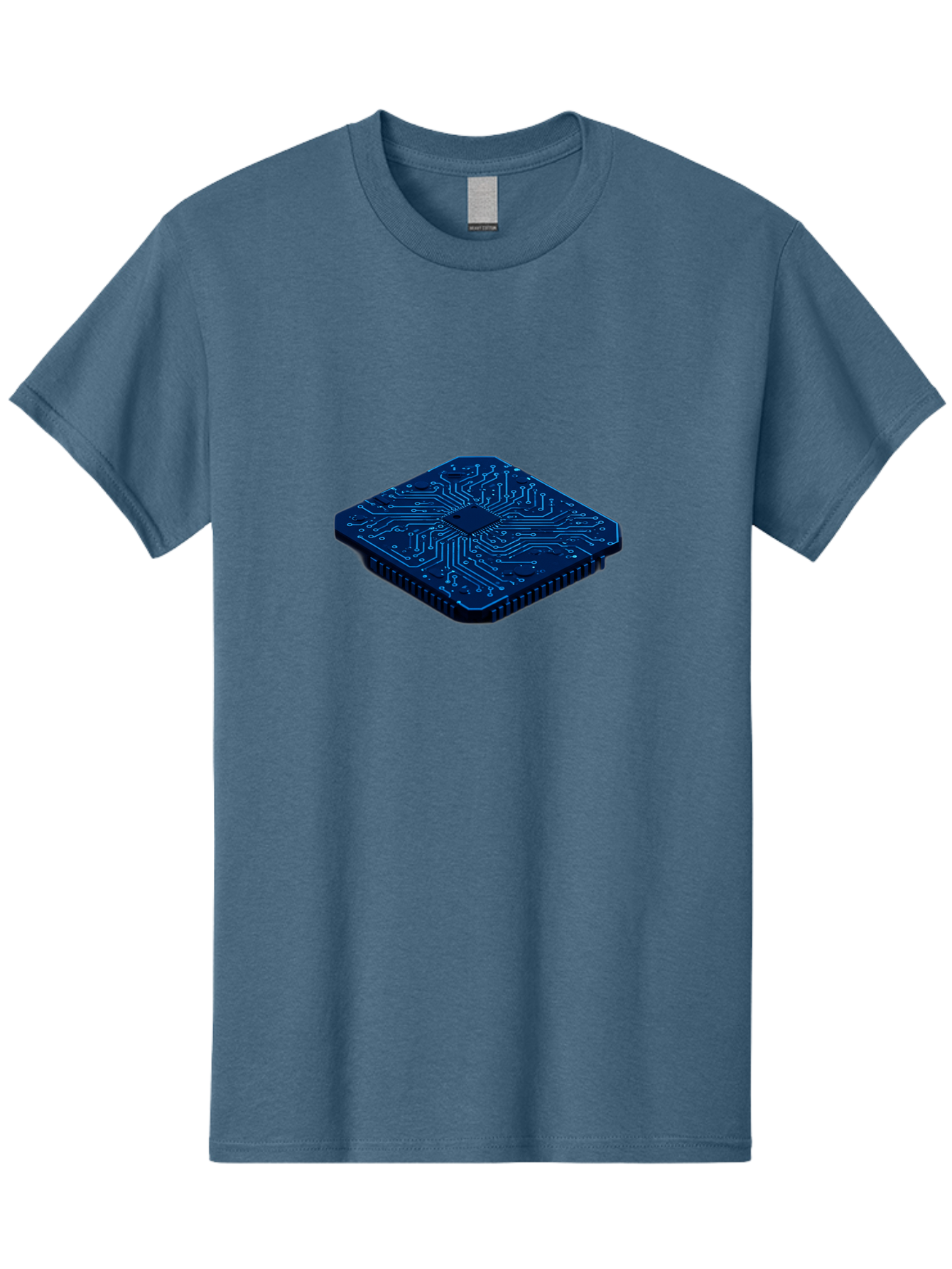 Microchip Men'S Graphic Tee, 100% Cotton, Comfortable Casual Summer Wear, Machine Washable, Vintage Camera, Old Camera, Antique Camera, Black Camera, Classic Photography, Photography Equipment, Nostalgic Device, Film Camera, Camera Art Bag785