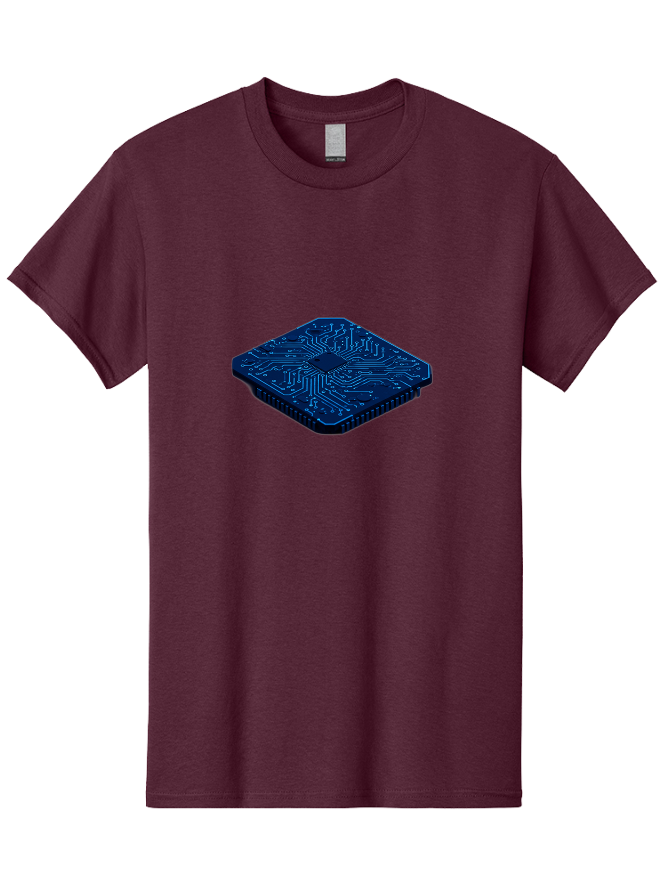 Microchip Men'S Graphic Tee, 100% Cotton, Comfortable Casual Summer Wear, Machine Washable, Vintage Camera, Old Camera, Antique Camera, Black Camera, Classic Photography, Photography Equipment, Nostalgic Device, Film Camera, Camera Art Bag785