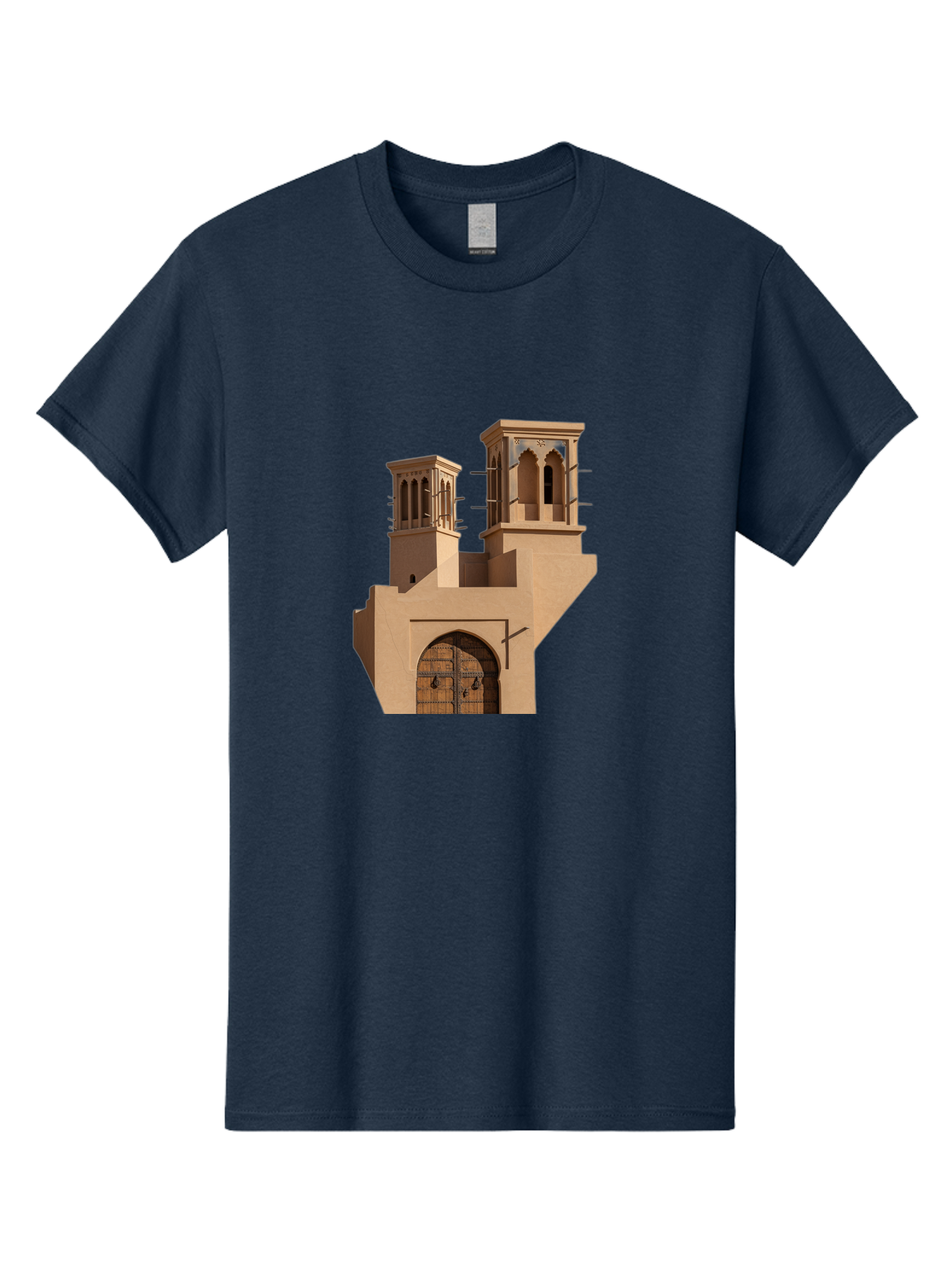 Middle-Eastern-Architecture Men'S Graphic Tee, 100% Cotton, Comfortable Casual Summer Wear, Machine Washable, Vintage Camera, Old Camera, Antique Camera, Black Camera, Classic Photography, Photography Equipment, Nostalgic Device, Film Camera, Bag786