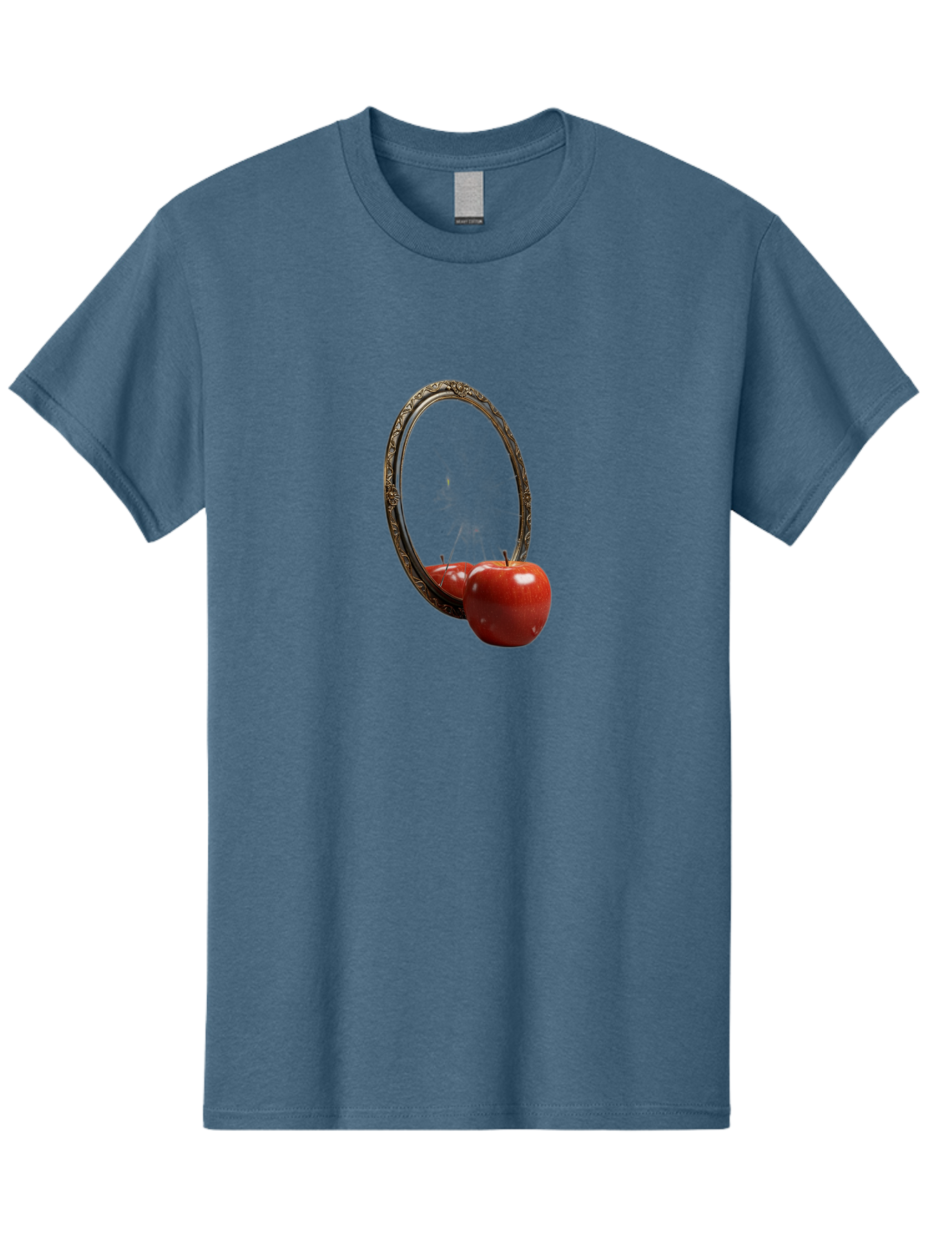 Mirror-Apple Men'S Graphic Tee, 100% Cotton, Comfortable Casual Summer Wear, Machine Washable, Vintage Camera, Old Camera, Antique Camera, Black Camera, Classic Photography, Photography Equipment, Nostalgic Device, Film Camera, Camera Art Bag792
