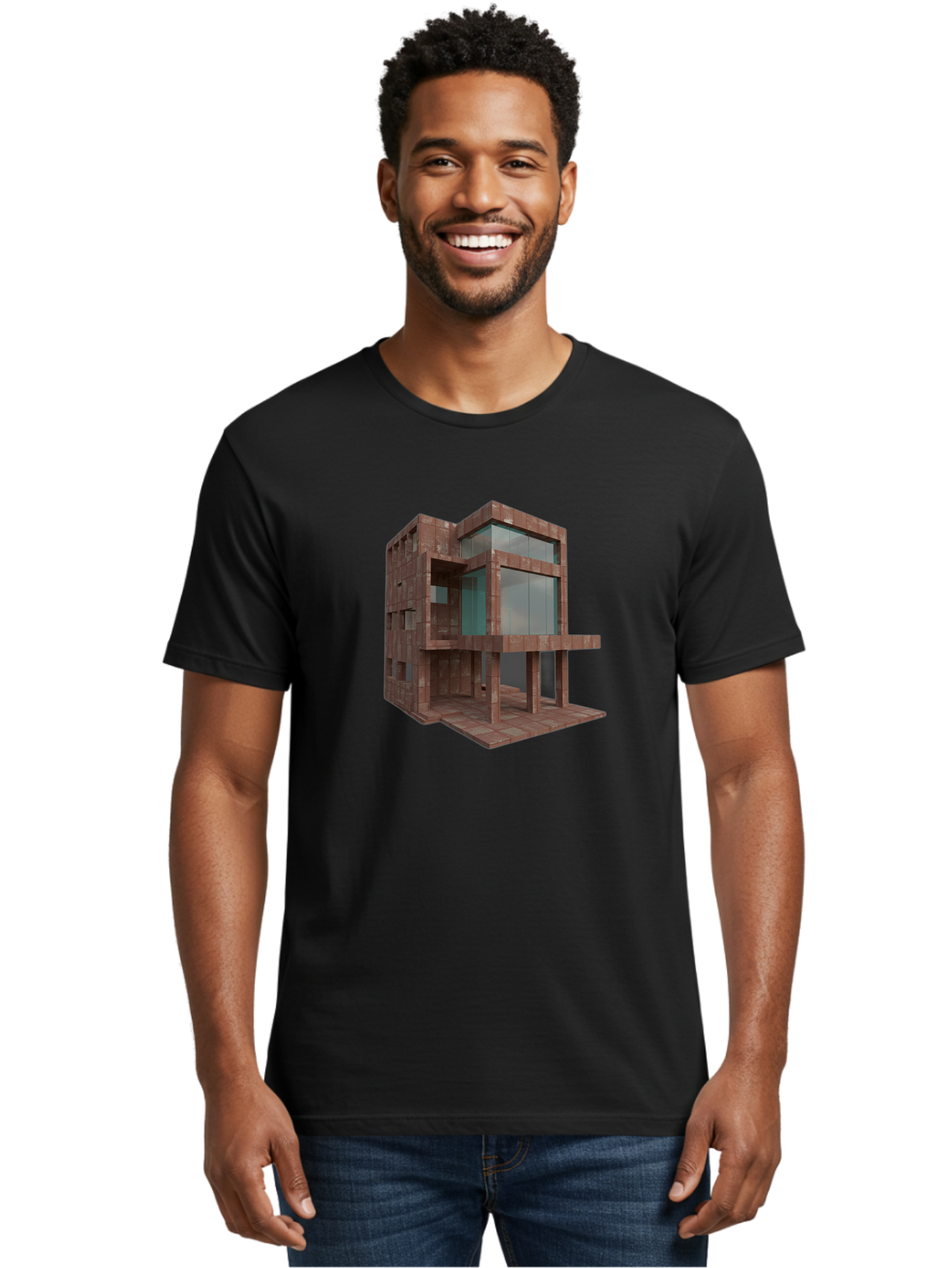 Modern-Building Men'S Graphic Tee, 100% Cotton, Comfortable Casual Summer Wear, Machine Washable, Vintage Camera, Old Camera, Antique Camera, Black Camera, Classic Photography, Photography Equipment, Nostalgic Device, Film Camera, Camera Art Bag794
