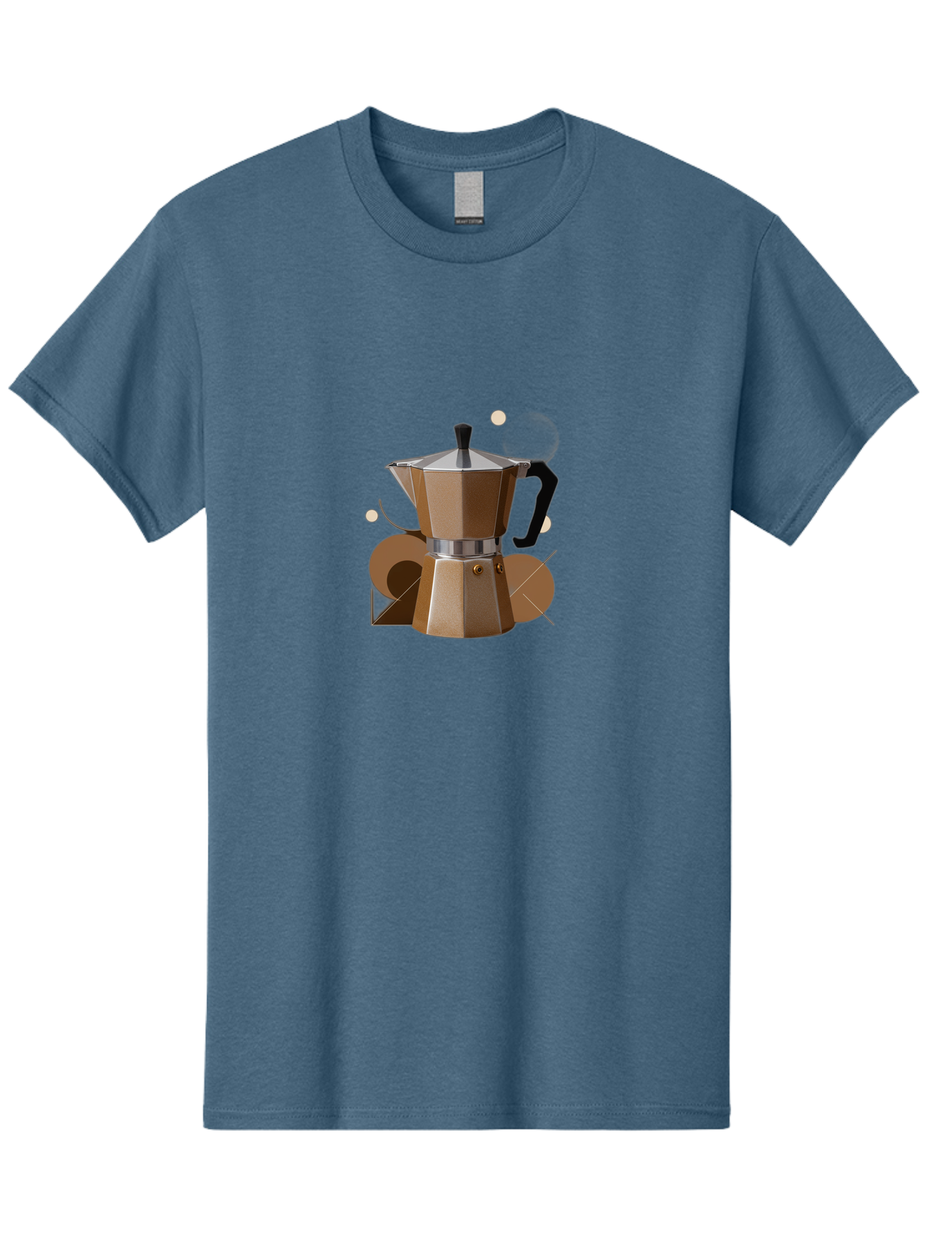 Moka-Pot-1 Men'S Graphic Tee, 100% Cotton, Comfortable Casual Summer Wear, Machine Washable, Vintage Camera, Old Camera, Antique Camera, Black Camera, Classic Photography, Photography Equipment, Nostalgic Device, Film Camera, Camera Art Bag796