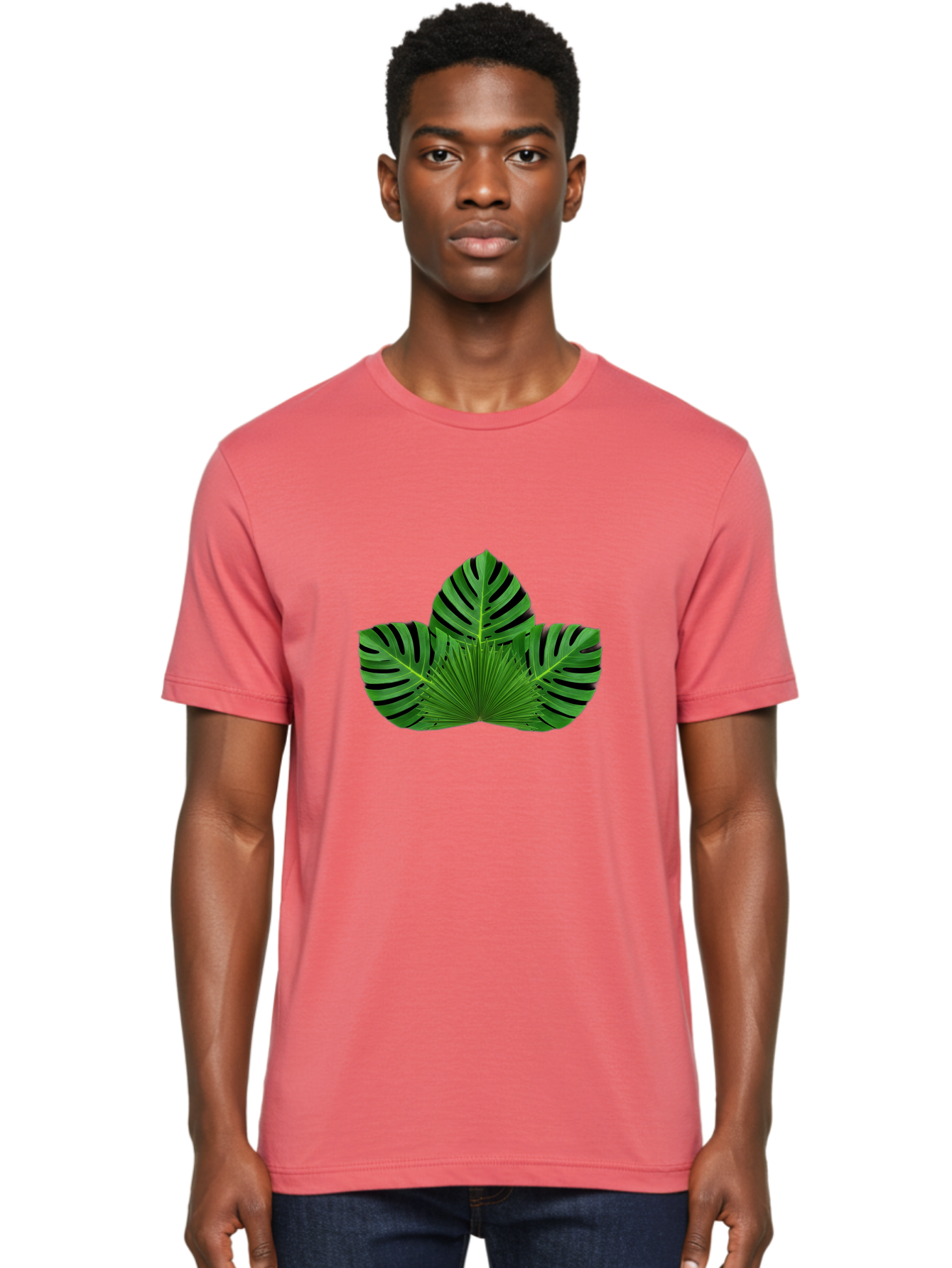 Monstera-Leaf Men'S Graphic Tee, 100% Cotton, Comfortable Casual Summer Wear, Machine Washable, Vintage Camera, Old Camera, Antique Camera, Black Camera, Classic Photography, Photography Equipment, Nostalgic Device, Film Camera, Camera Art Bag806