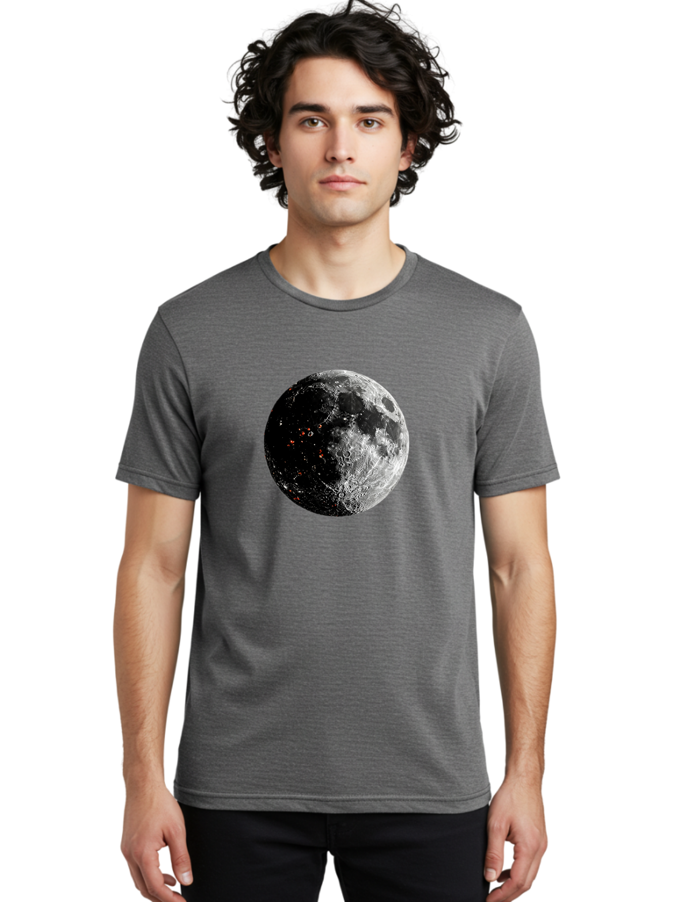 Moon-2 Men'S Graphic Tee, 100% Cotton, Comfortable Casual Summer Wear, Machine Washable, Vintage Camera, Old Camera, Antique Camera, Black Camera, Classic Photography, Photography Equipment, Nostalgic Device, Film Camera, Camera Art Bag808