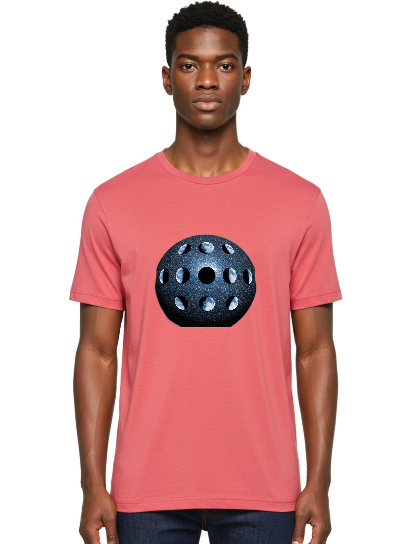 Moon-Phases-Orb Men'S Graphic Tee, 100% Cotton, Comfortable Casual Summer Wear, Machine Washable, Vintage Camera, Old Camera, Antique Camera, Black Camera, Classic Photography, Photography Equipment, Nostalgic Device, Film Camera, Camera Art Bag809