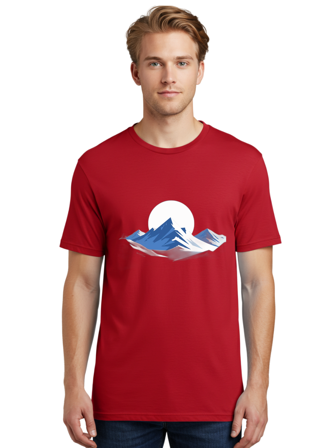 Mountain-Landscape Men'S Graphic Tee, 100% Cotton, Comfortable Casual Summer Wear, Machine Washable, Vintage Camera, Old Camera, Antique Camera, Black Camera, Classic Photography, Photography Equipment, Nostalgic Device, Film Camera, Bag825
