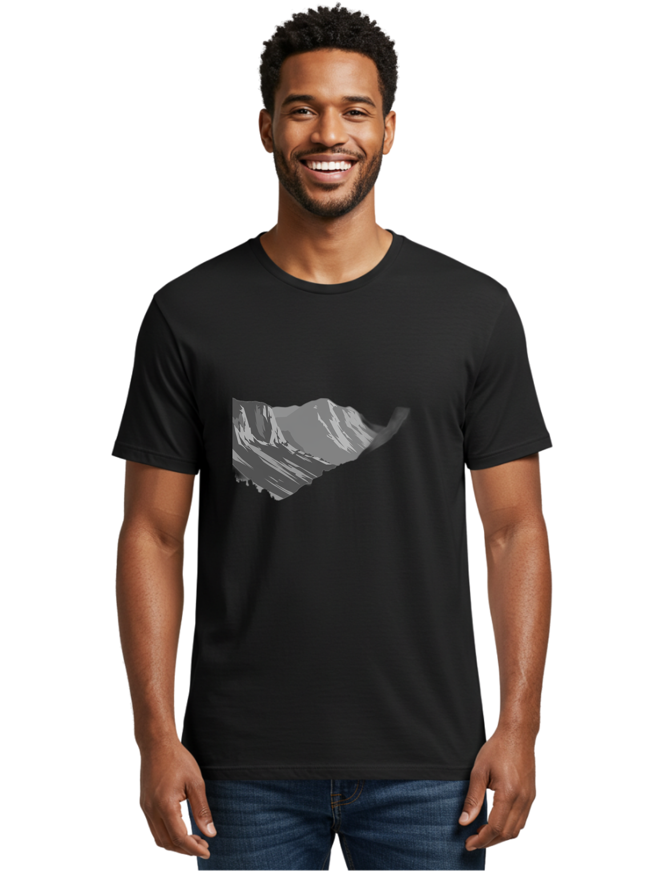 Mountain Men'S Graphic Tee, 100% Cotton, Comfortable Casual Summer Wear, Machine Washable, Vintage Camera, Old Camera, Antique Camera, Black Camera, Classic Photography, Photography Equipment, Nostalgic Device, Film Camera, Camera Art Bag830