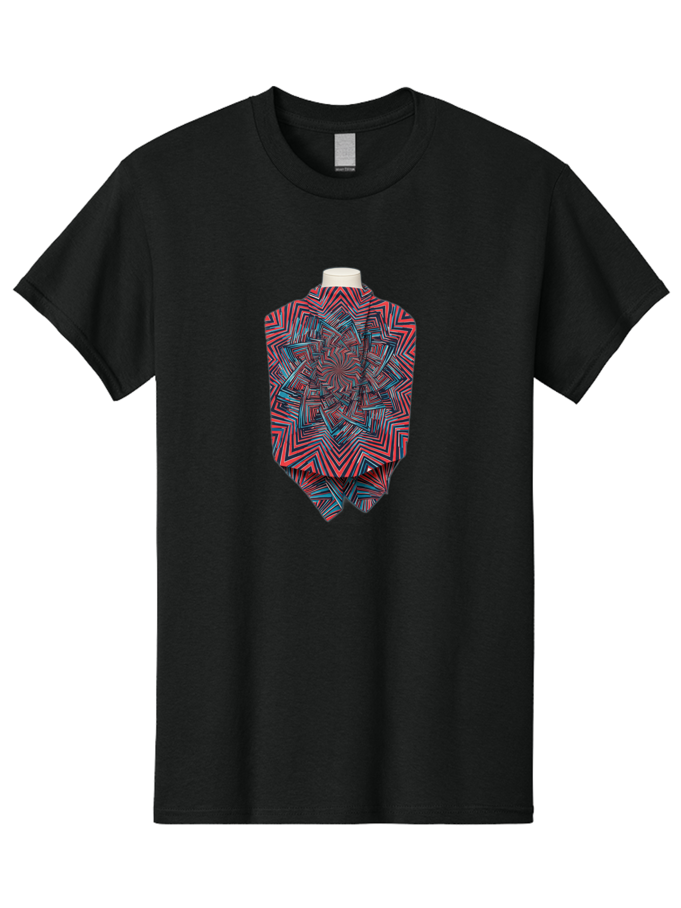 Multicolored-Geometric-Poncho Men'S Graphic Tee, 100% Cotton, Comfortable Casual Summer Wear, Machine Washable, Vintage Camera, Old Camera, Antique Camera, Black Camera, Classic Photography, Photography Equipment, Nostalgic Device, Bag832