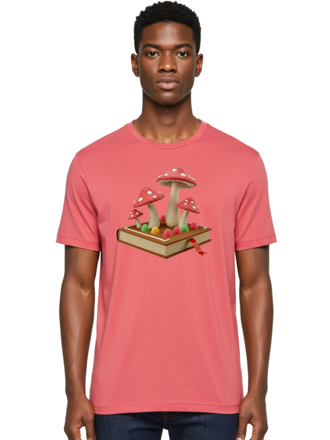 Mushroom-Book-1 Men'S Graphic Tee, 100% Cotton, Comfortable Casual Summer Wear, Machine Washable, Vintage Camera, Old Camera, Antique Camera, Black Camera, Classic Photography, Photography Equipment, Nostalgic Device, Film Camera, Camera Art Bag833