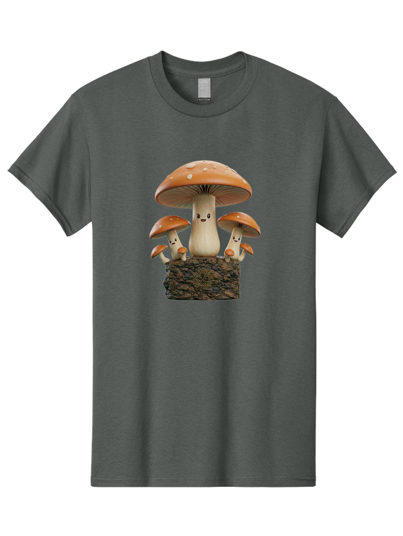 Mushroom-Family Men'S Graphic Tee, 100% Cotton, Comfortable Casual Summer Wear, Machine Washable, Vintage Camera, Old Camera, Antique Camera, Black Camera, Classic Photography, Photography Equipment, Nostalgic Device, Film Camera, Camera Art Bag838