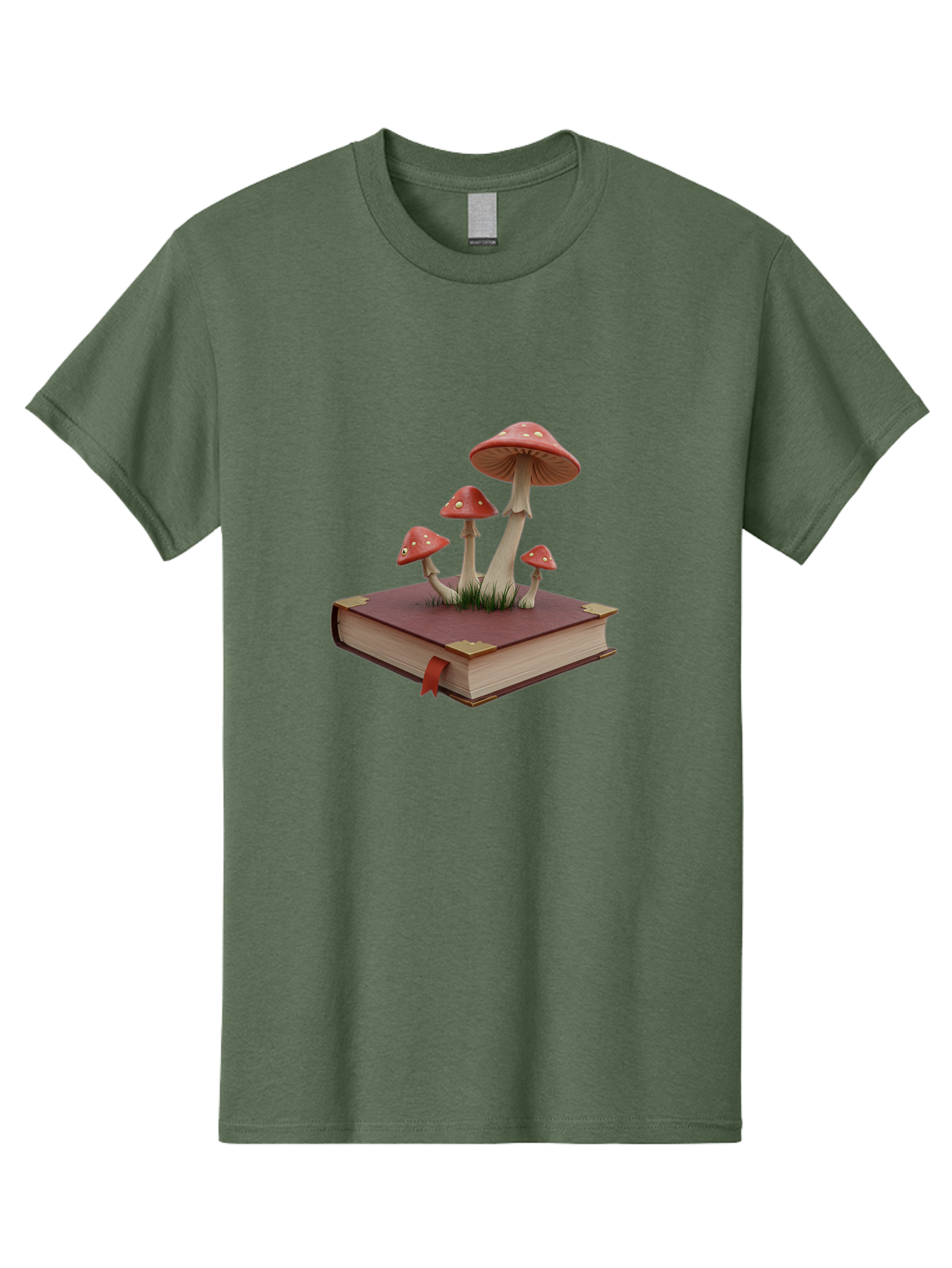 Mushrooms-On-Book Men'S Graphic Tee, 100% Cotton, Comfortable Casual Summer Wear, Machine Washable, Vintage Camera, Old Camera, Antique Camera, Black Camera, Classic Photography, Photography Equipment, Nostalgic Device, Film Camera, Camera Art Bag848