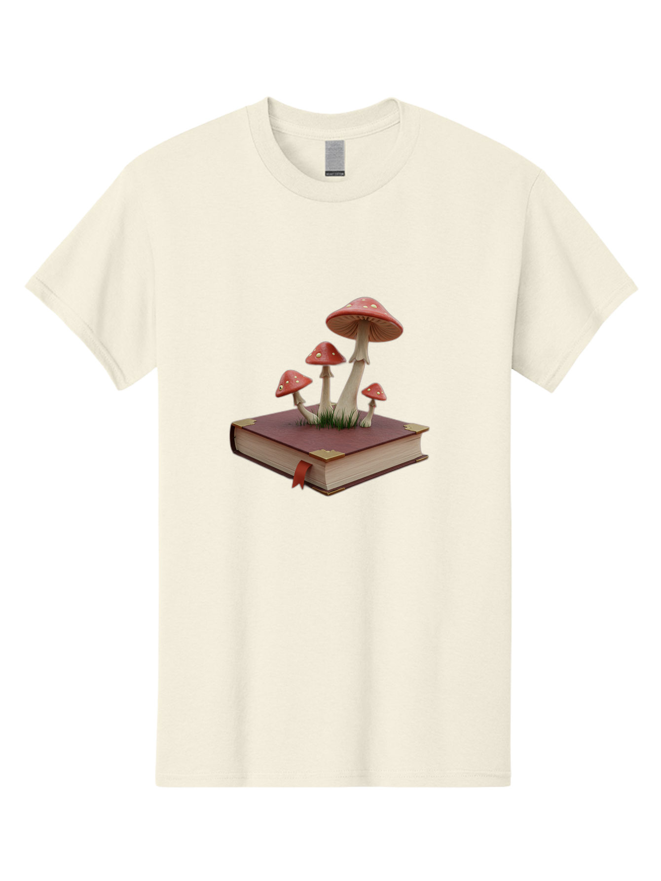 Mushrooms-On-Book Men'S Graphic Tee, 100% Cotton, Comfortable Casual Summer Wear, Machine Washable, Vintage Camera, Old Camera, Antique Camera, Black Camera, Classic Photography, Photography Equipment, Nostalgic Device, Film Camera, Camera Art Bag848